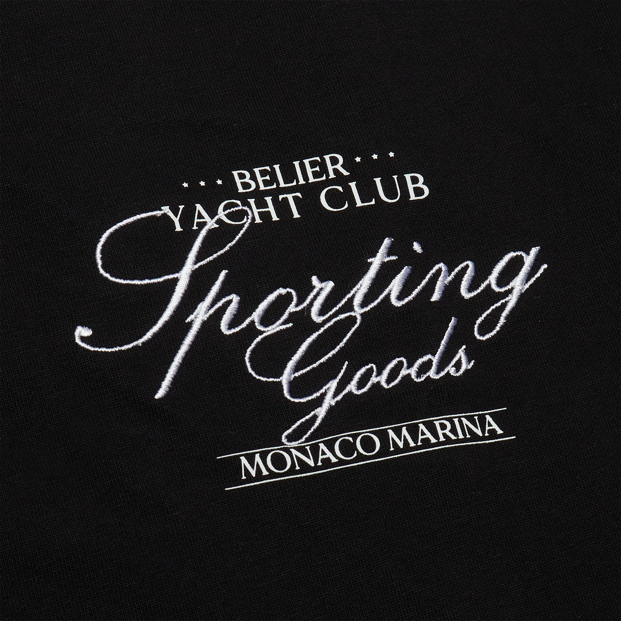 Belier Yacht Club Black T Shirt