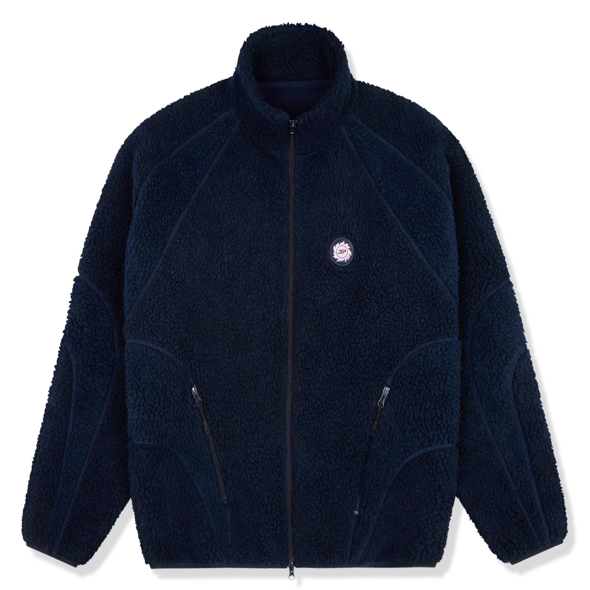 Broken Planet Dark Blue Polar Fleece