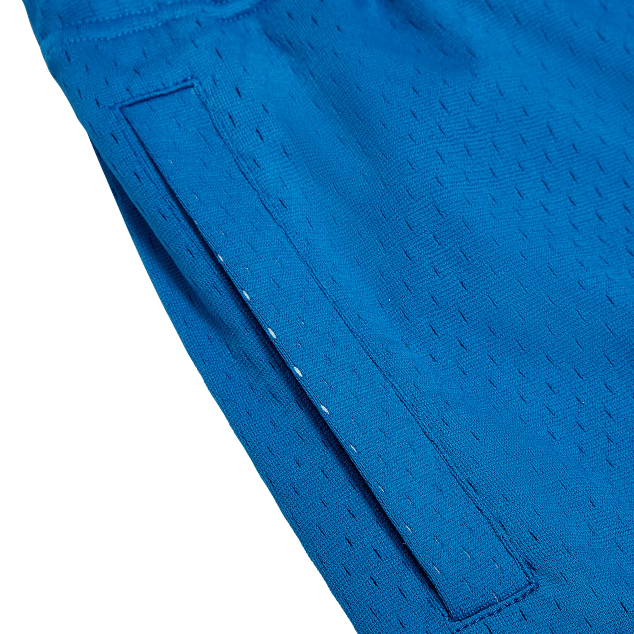 Pocket view of Broken Planet Mesh Blue Shorts BP-SB24-MS-BLUE