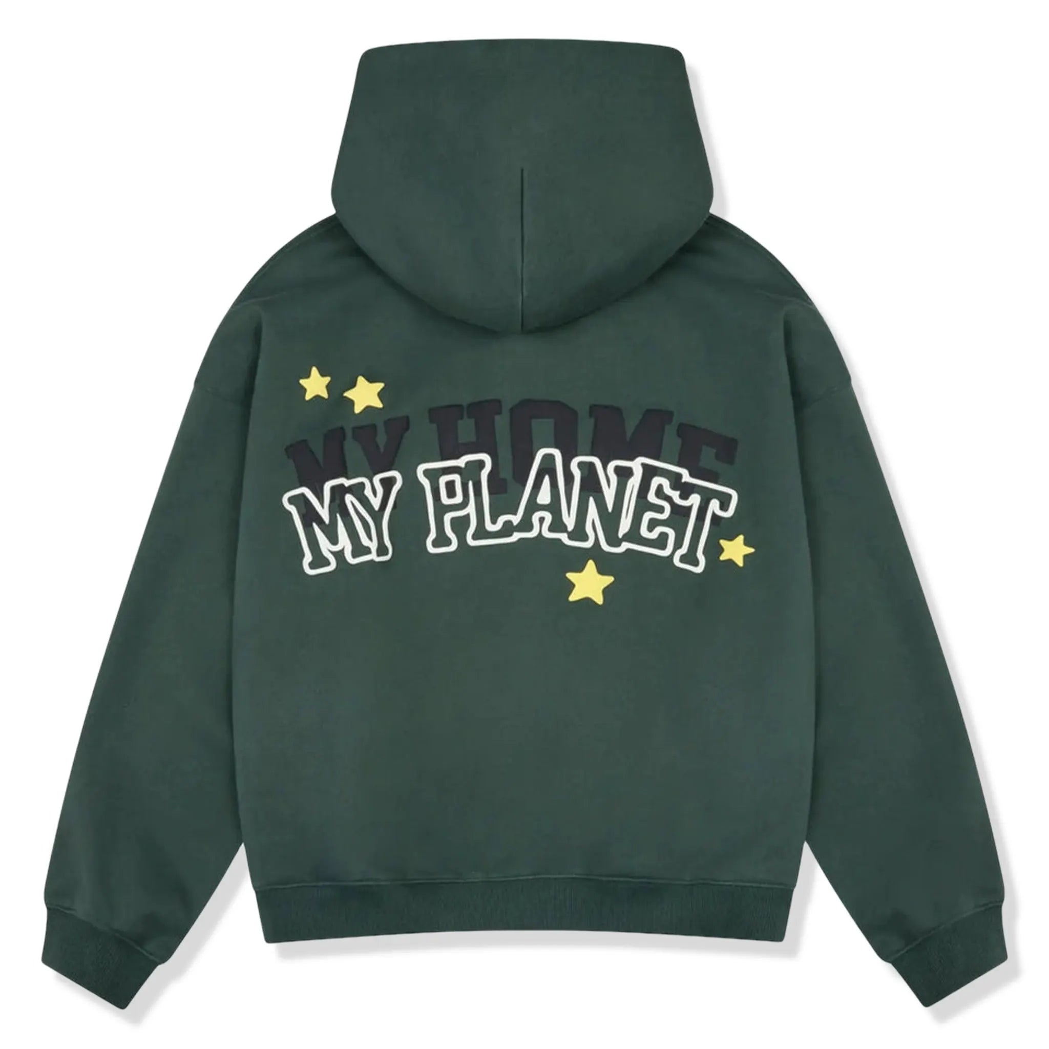 Broken Planet My Planet Emerald Green Zip-Up Hoodie