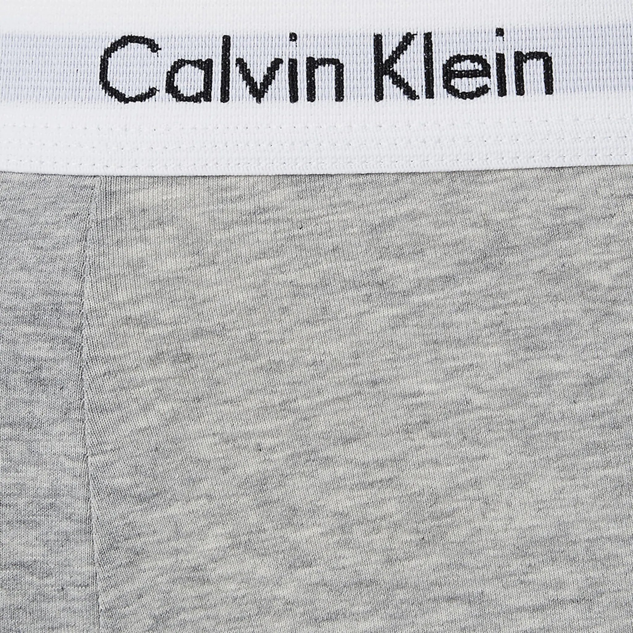 detail view of Calvin Klein Pack Cotton Stretch Grey Boxers Three Pack