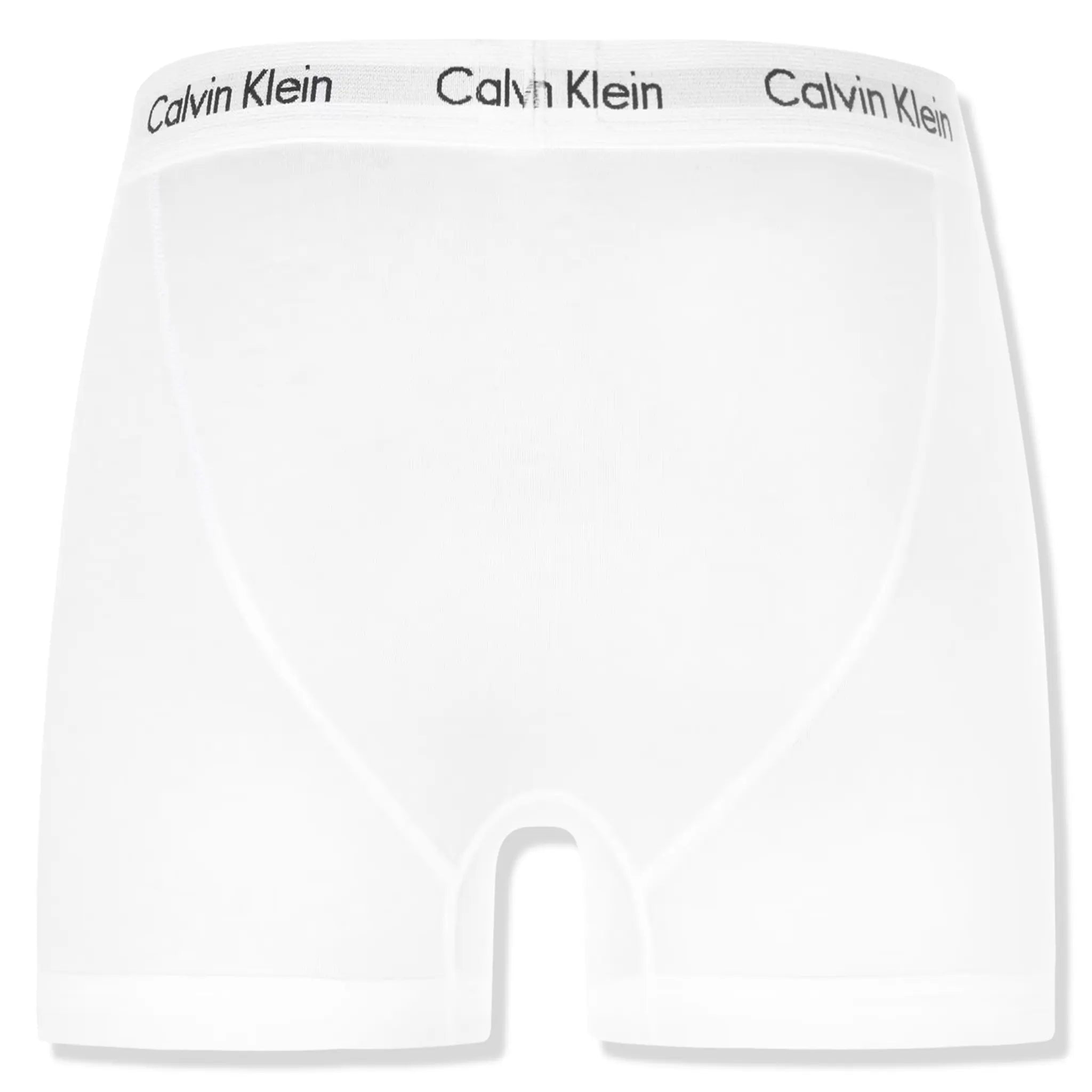 White Back view of Calvin Klein Pack Cotton Stretch White Black Grey Boxer Shorts