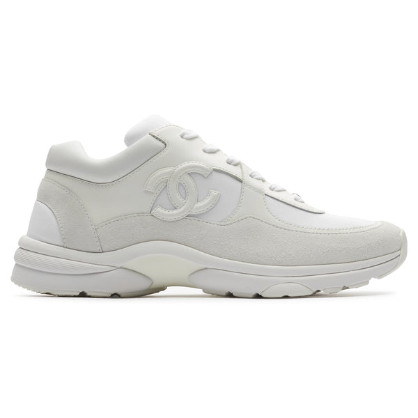 Chanel CC Logo Triple White Sneaker G33745 Y52846 0G975