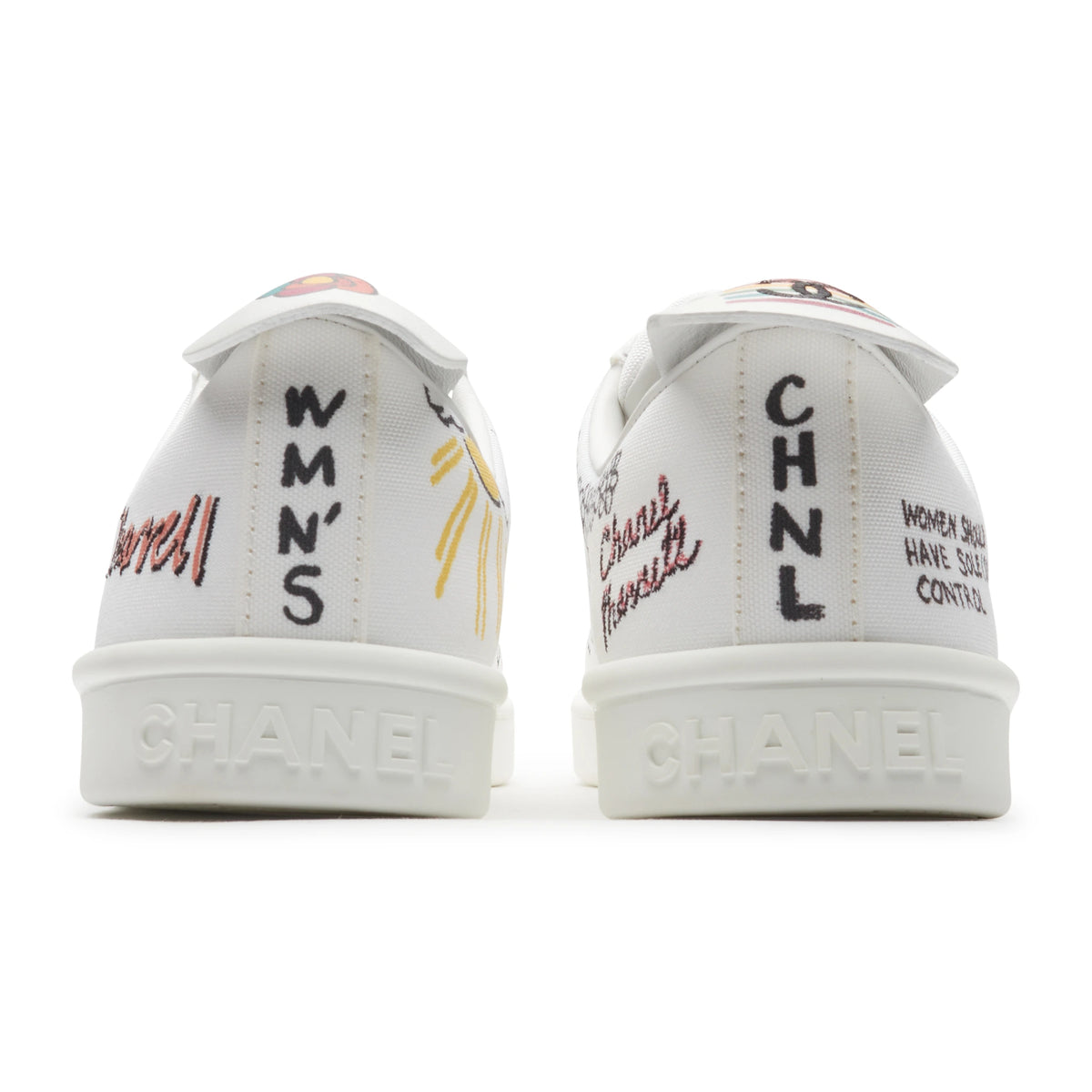 Chanel x Pharrell White Canvas Sneaker Preloved 19D G34878 X53027 C2340