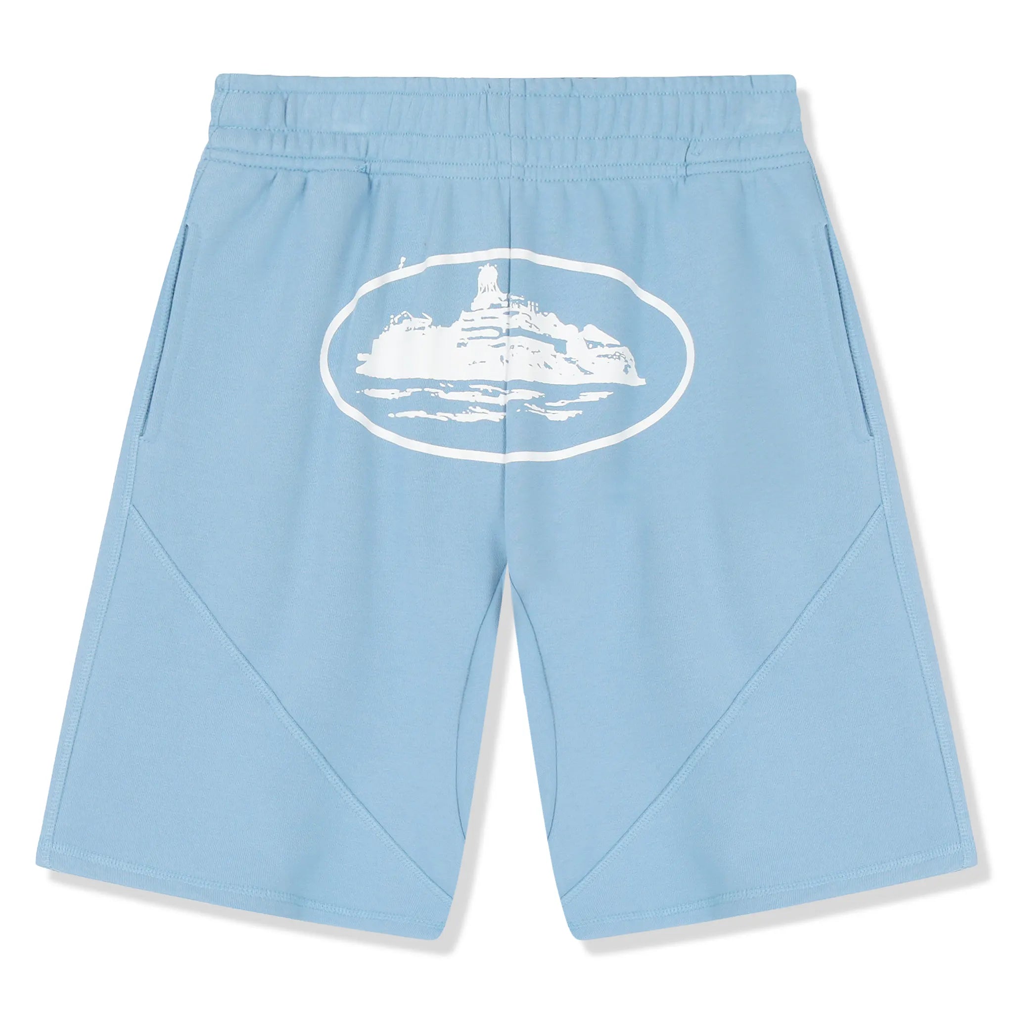 Corteiz Alcatraz Baby Blue Shorts