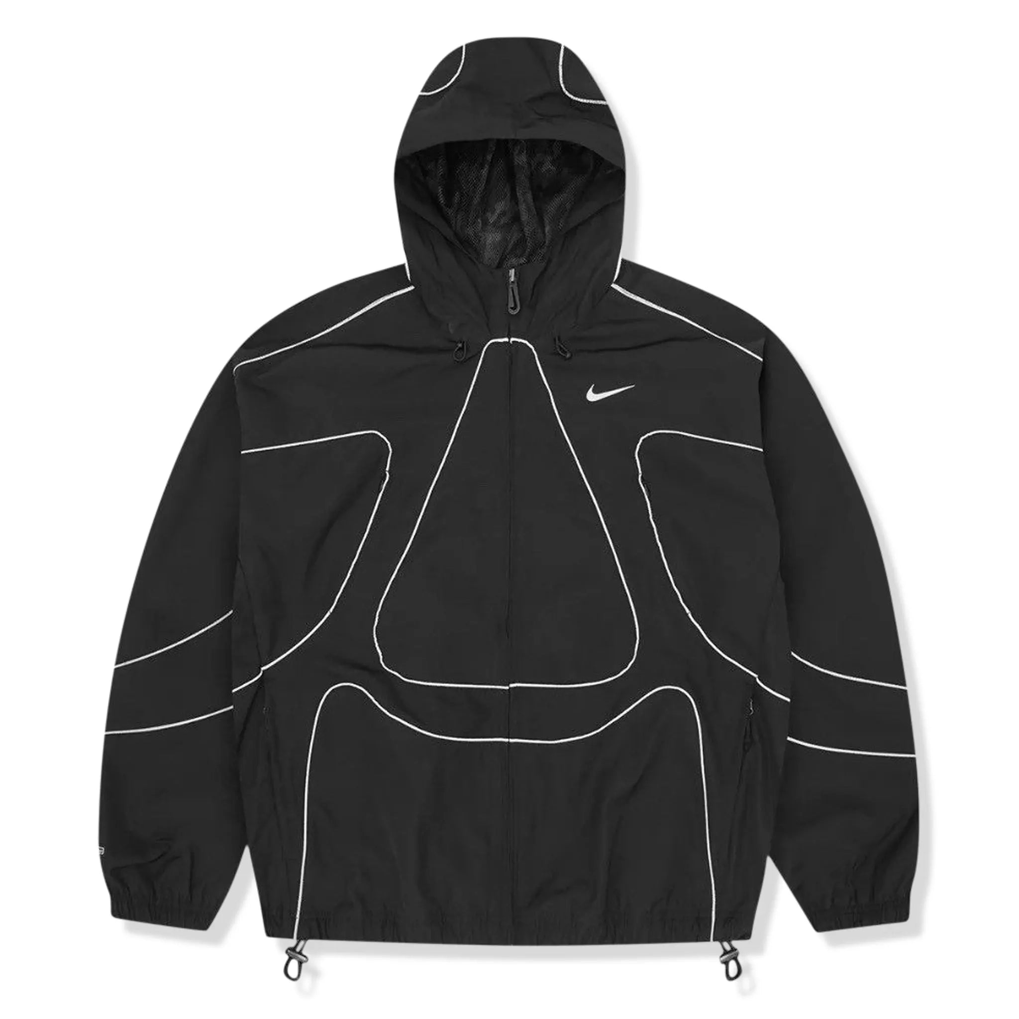 Front view of Corteiz x Nike NRG Onyx Track Jacket FZ8132-010