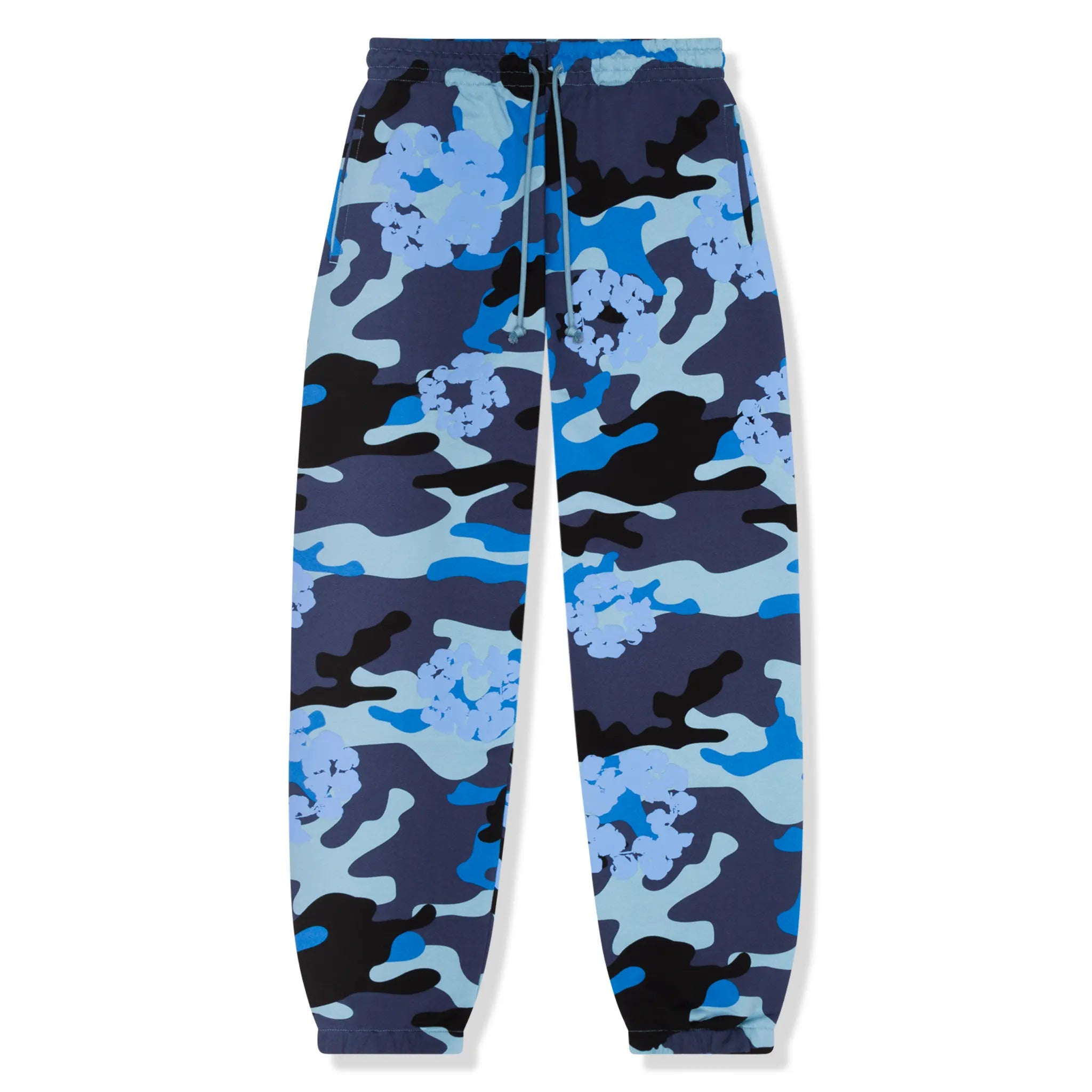 Denim Tears Blue Camo Cotton Wreath Sweatpants