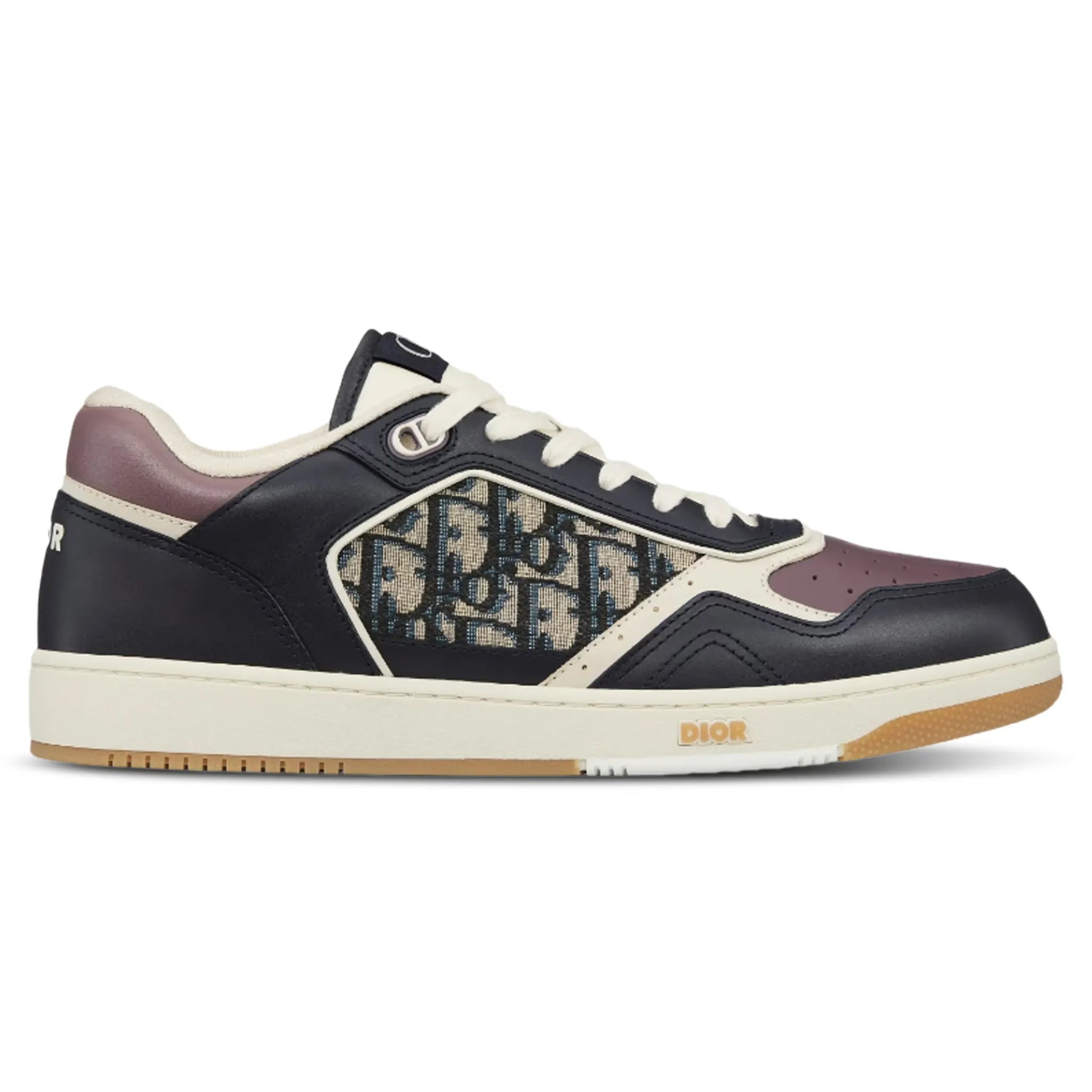 Dior B27 Oblique Deep Blue Plum Low Top Sneaker