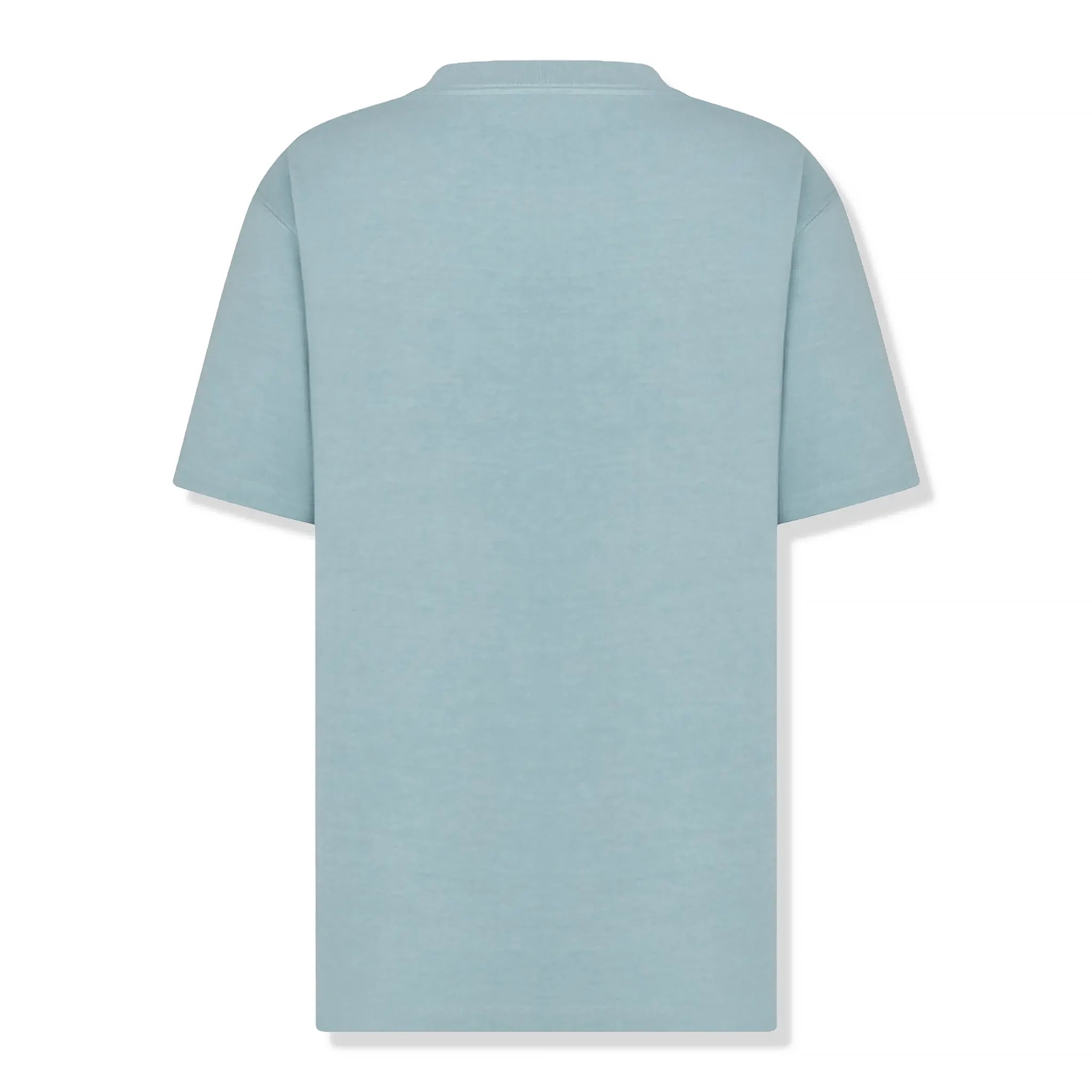 Back view of Dior Couture Relaxed Fit Cotton Azure Blue T Shirt 