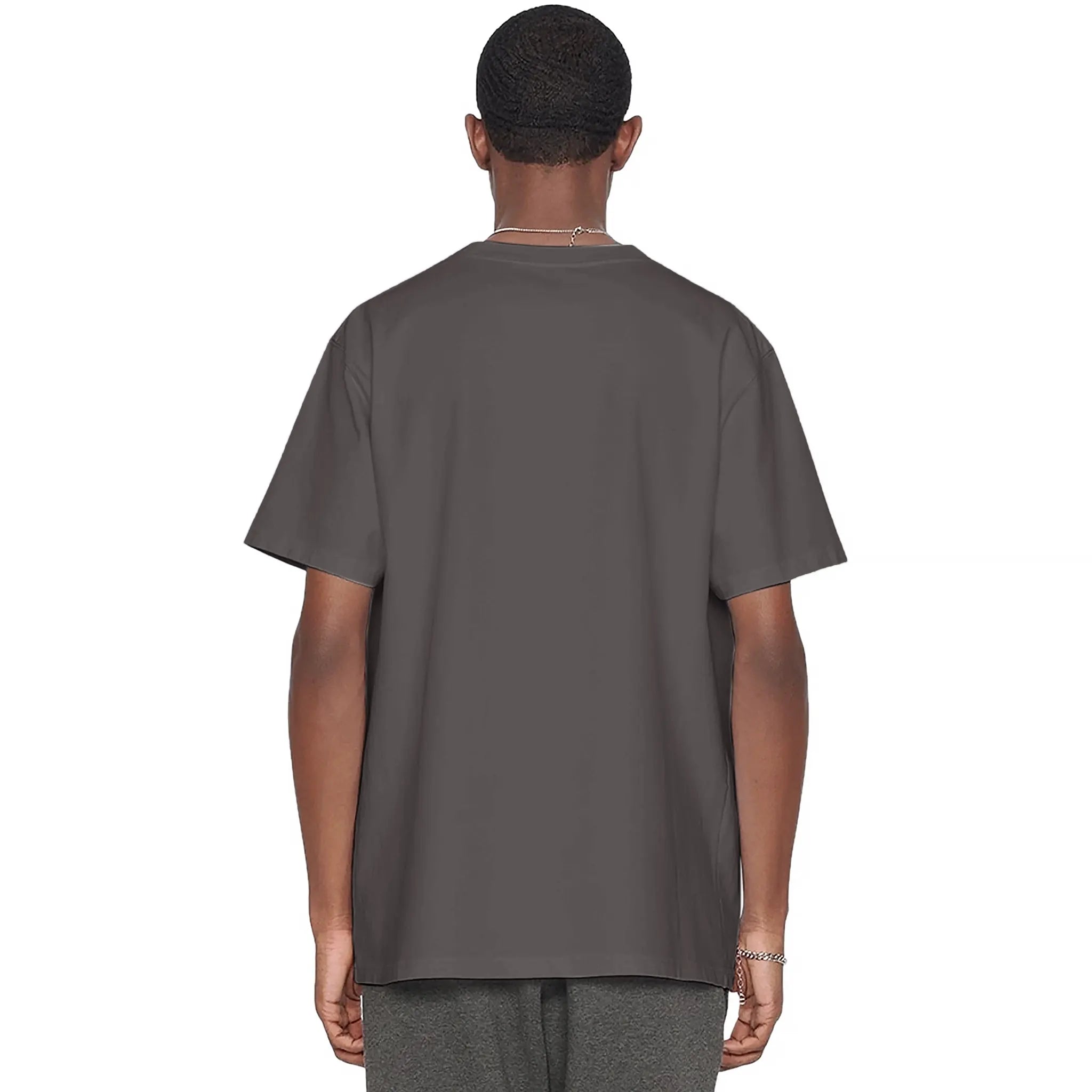 Dior Couture Relaxed Fit Cotton Charcoal T Shirt