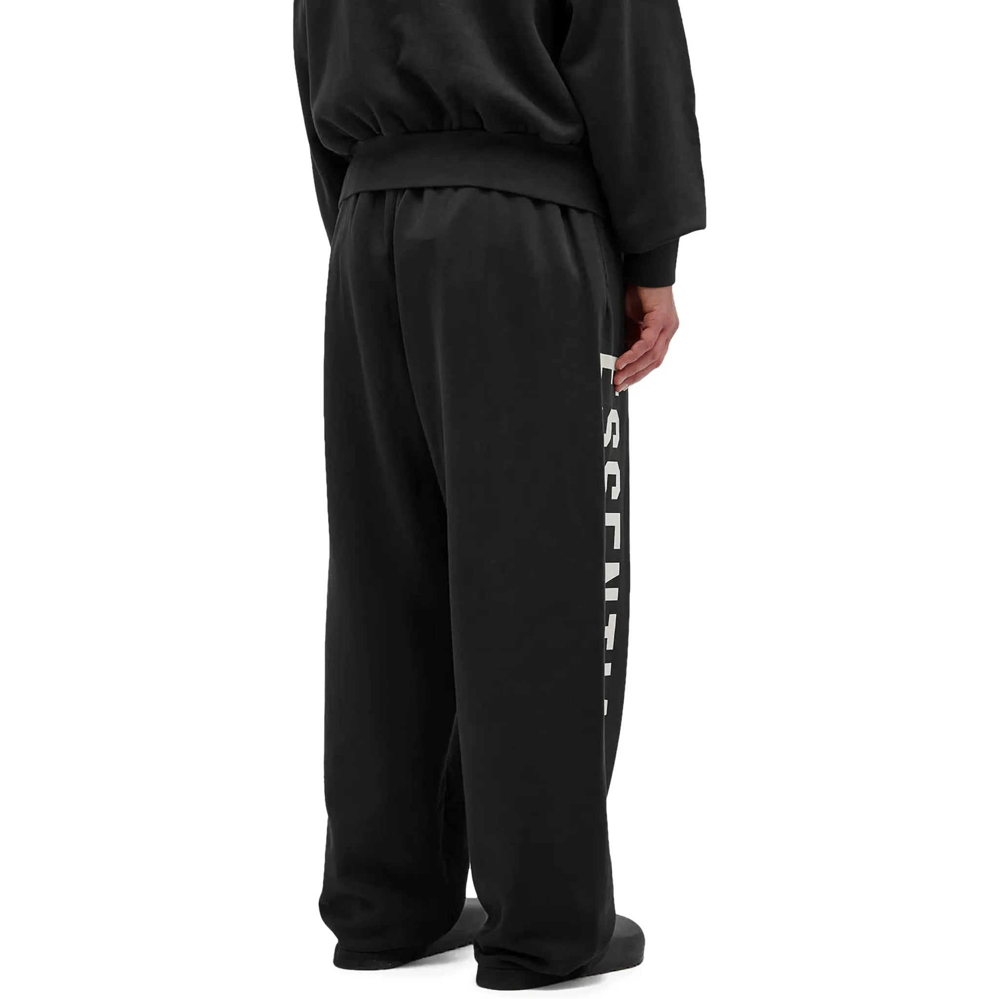 Fear Of God Essentials Heavy Fleece Relaxed Fit Black Sweatpants