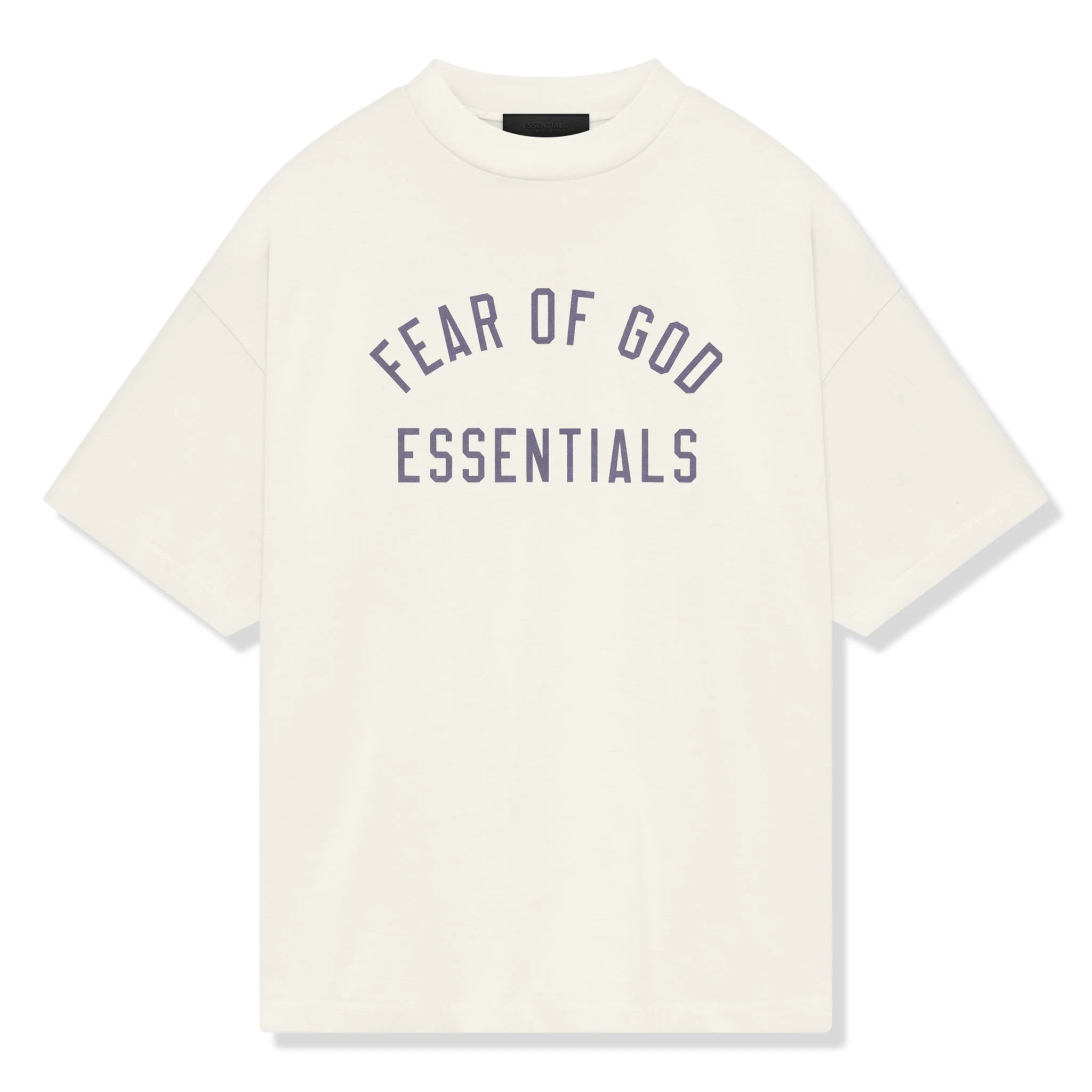 Front view of Fear Of God Essentials Jersey Crewneck Shell T Shirt (FW24)