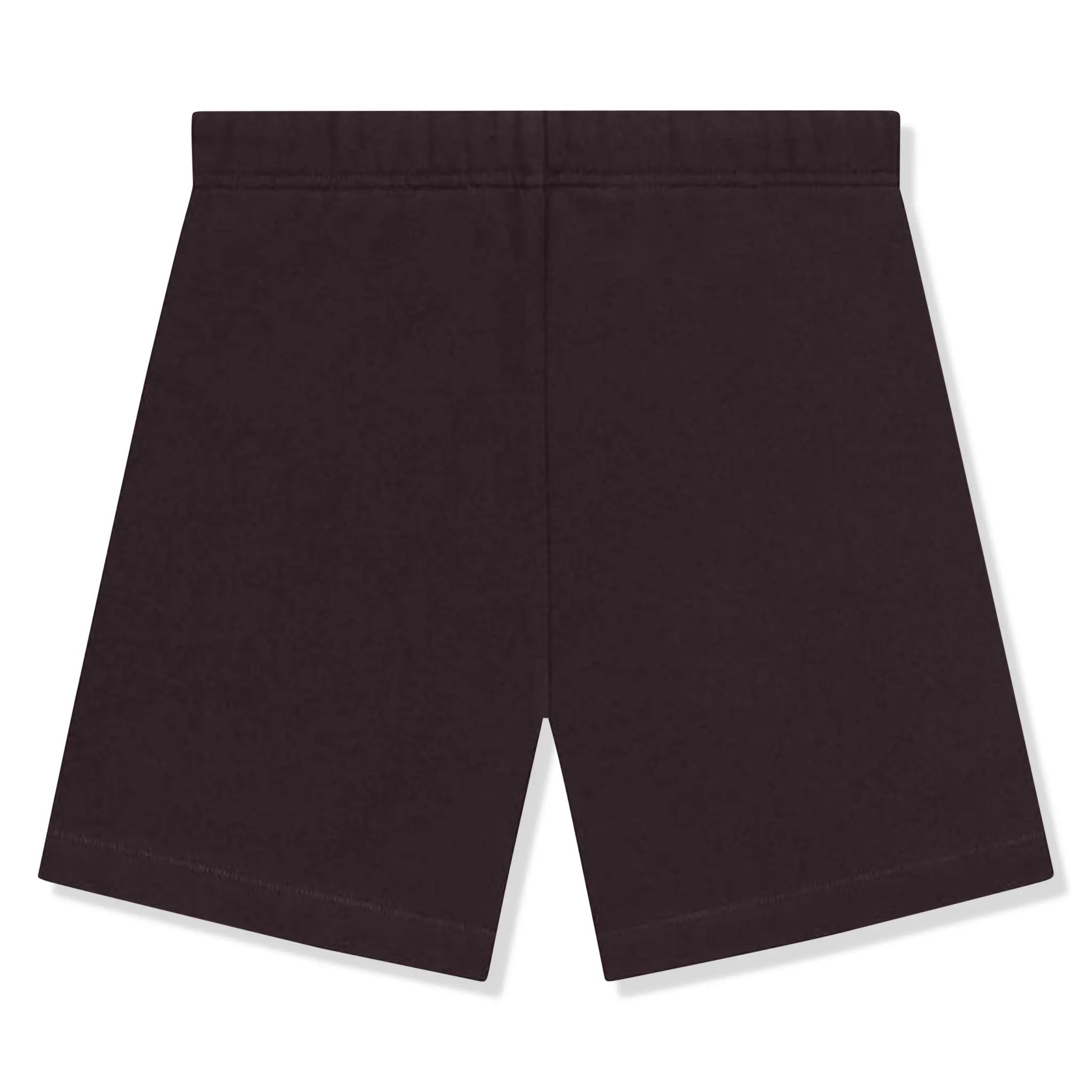 Back view of Fear Of God Essentials Plum Shorts