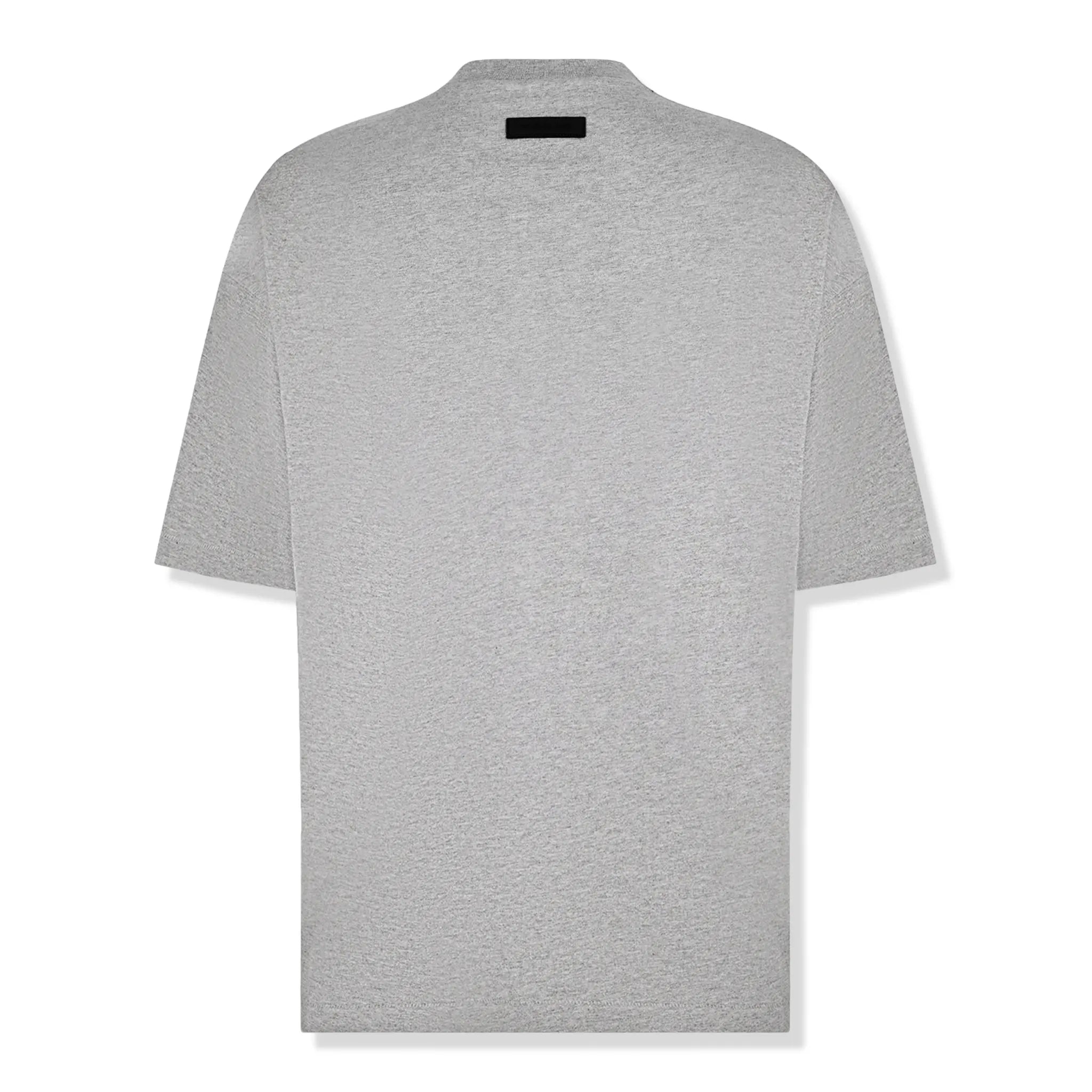 Fear Of God Essentials S/S Dark Heather Oatmeal Crewneck T Shirt