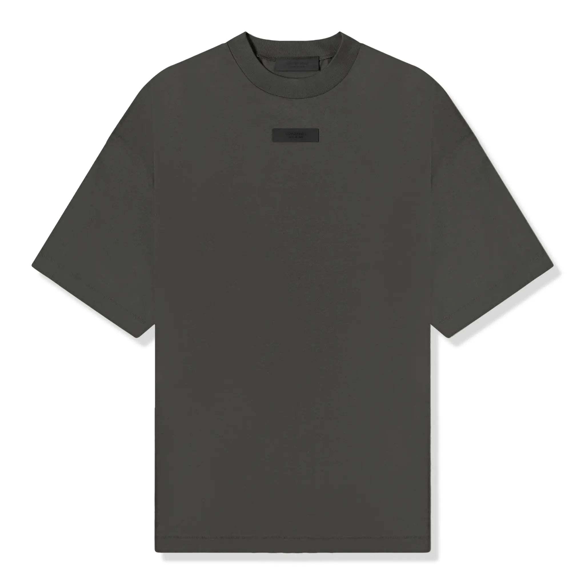 Front view of Fear Of God Essentials S/S Ink Crewneck T Shirt 