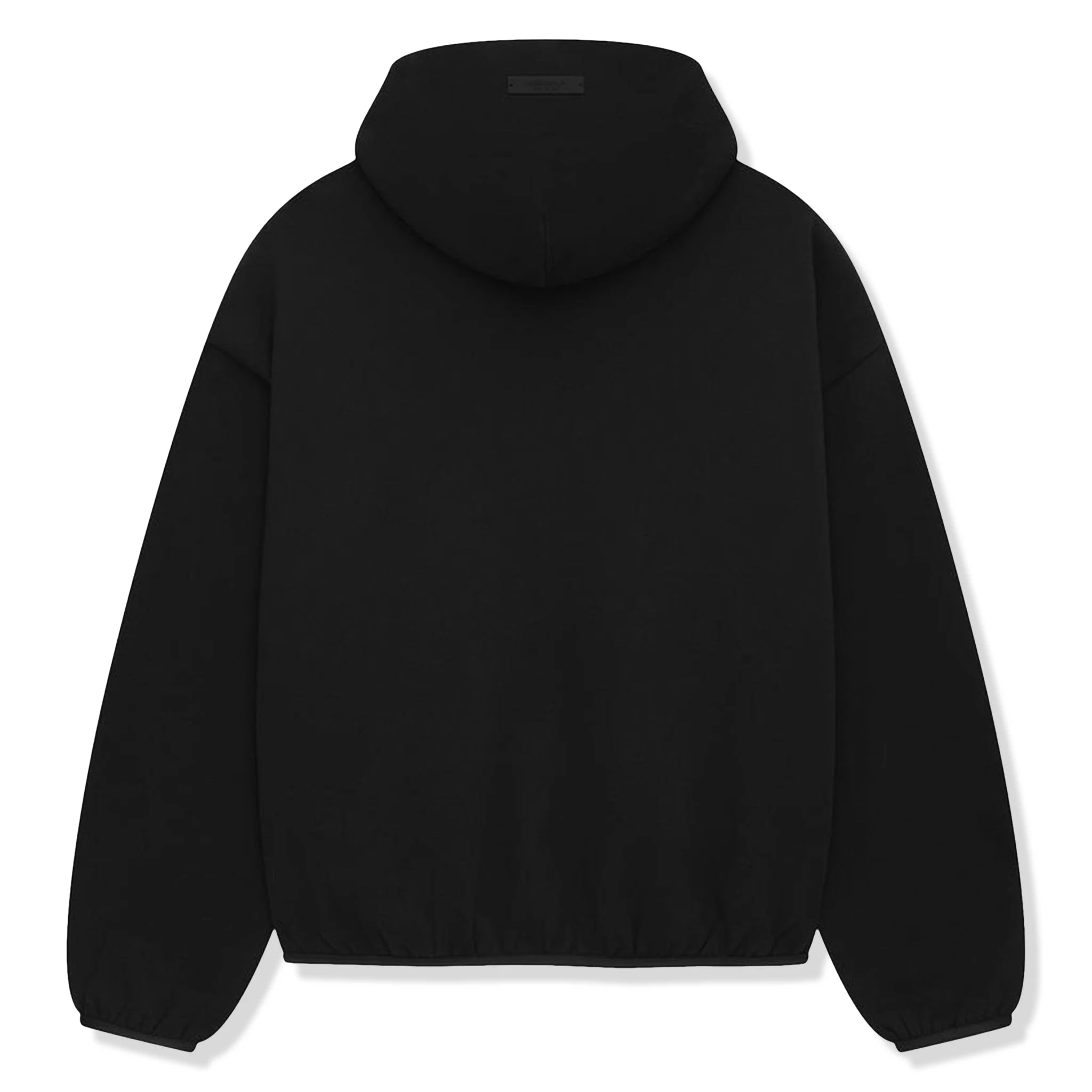 Back view of Fear Of God Essentials x NBA Black Hoodie 192AL246401F