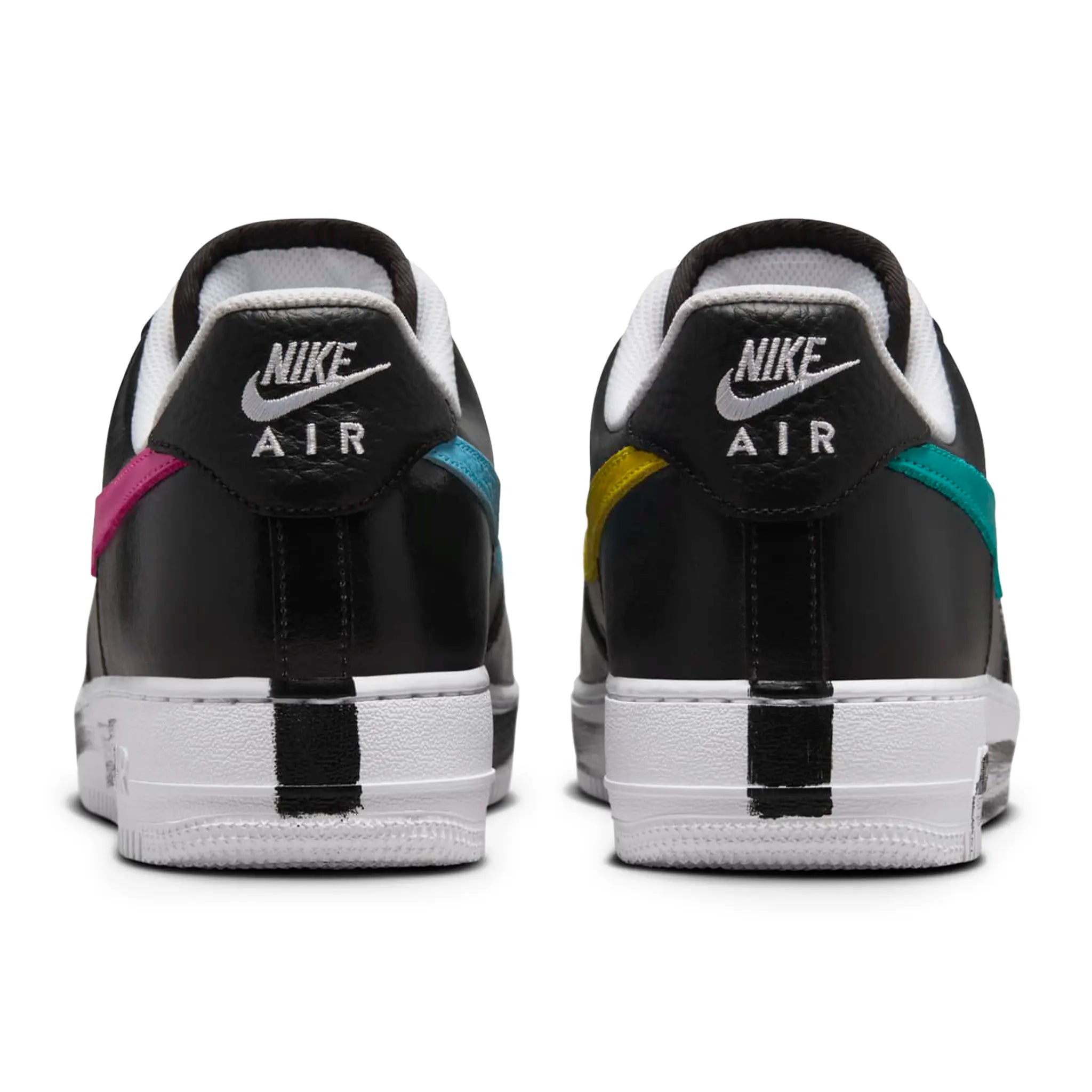 Back view of G-Dragon Peaceminusone x Nike Air Force 1 07 Para-Noise 3.0 AQ3692-004