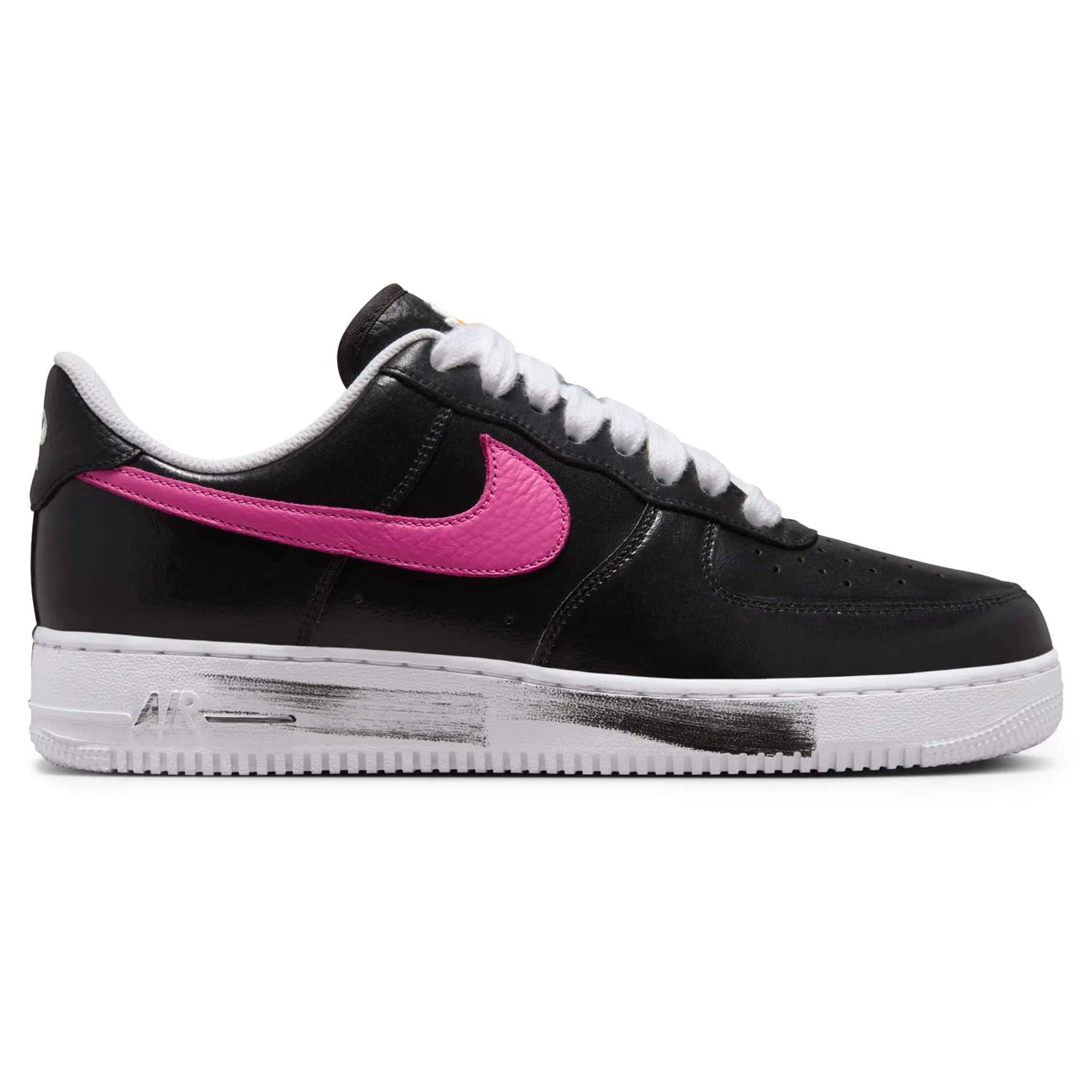 Pink white and black air force ones best sale