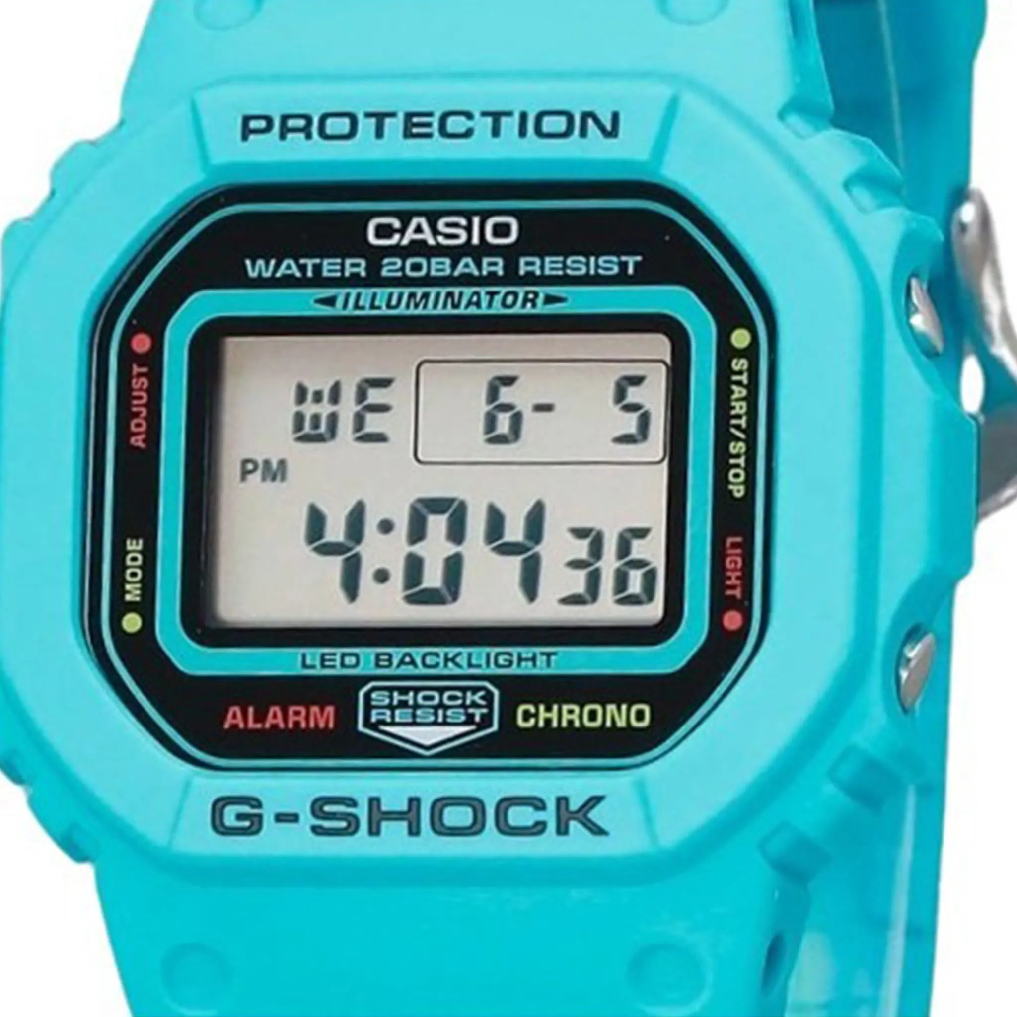 Screen view of G-Shock Casio DW-5600EP-2ER 52 Blue