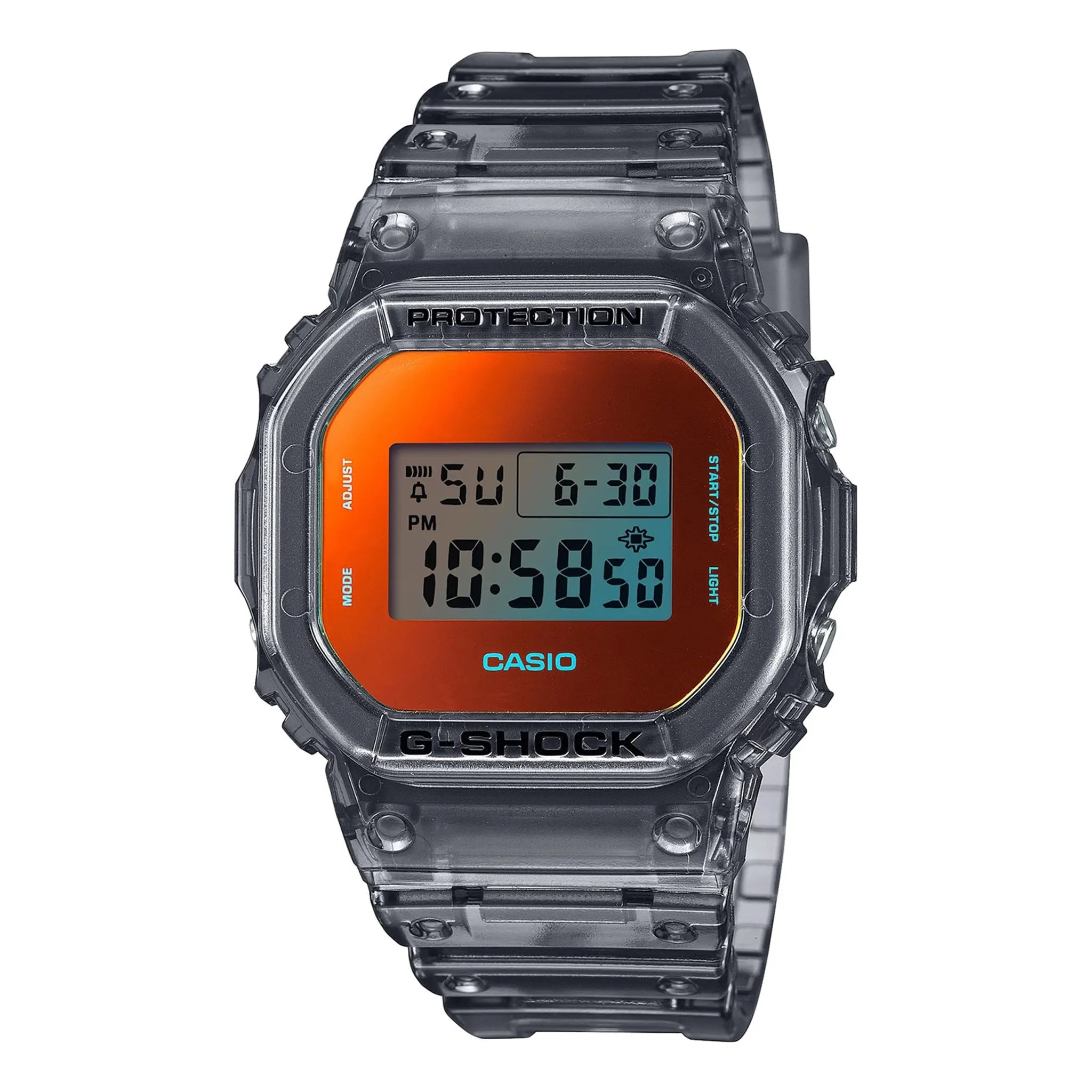 Front view of G-Shock Casio DW-5600TL-7ER Gunmetal