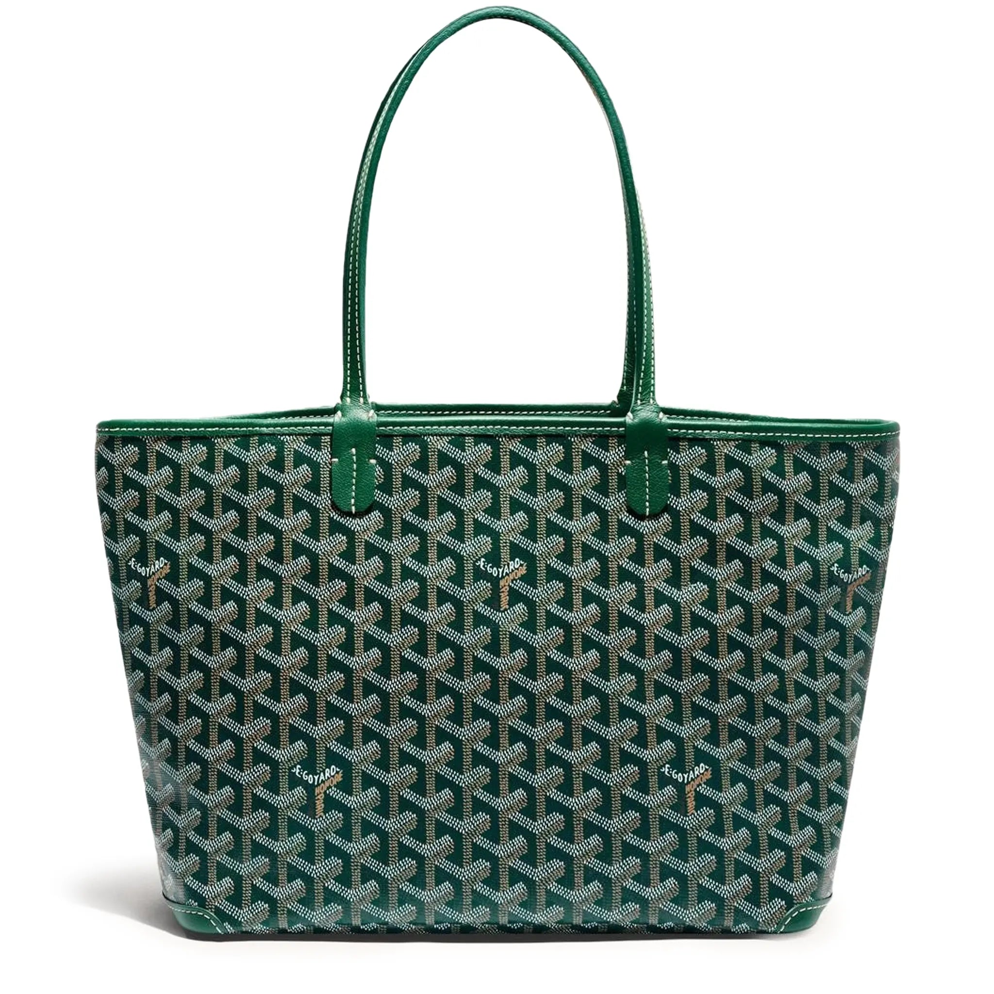 Front view of Goyard Artois PM Bag Green ARTOISPMLTY09CL09P