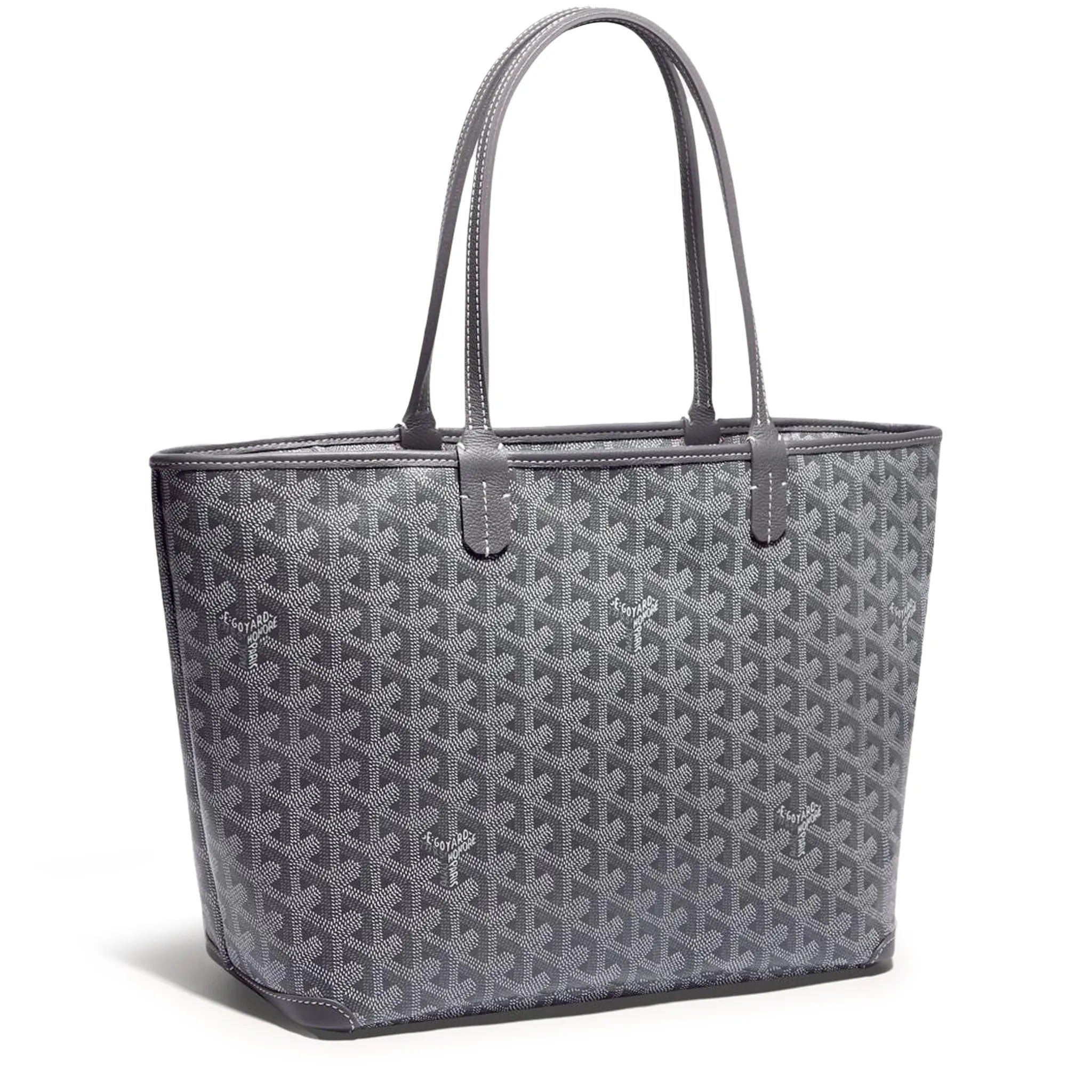 Front Side view of Goyard Artois PM Bag Grey ARTOISPMLTY51CL51P