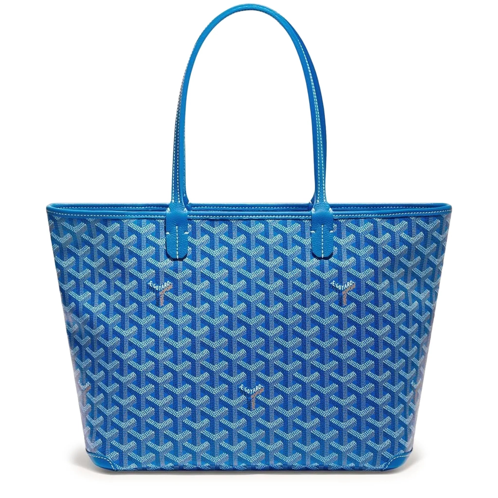 Front view of Goyard Artois PM Bag Sky Blue ARTOISPMLTY10CL10P