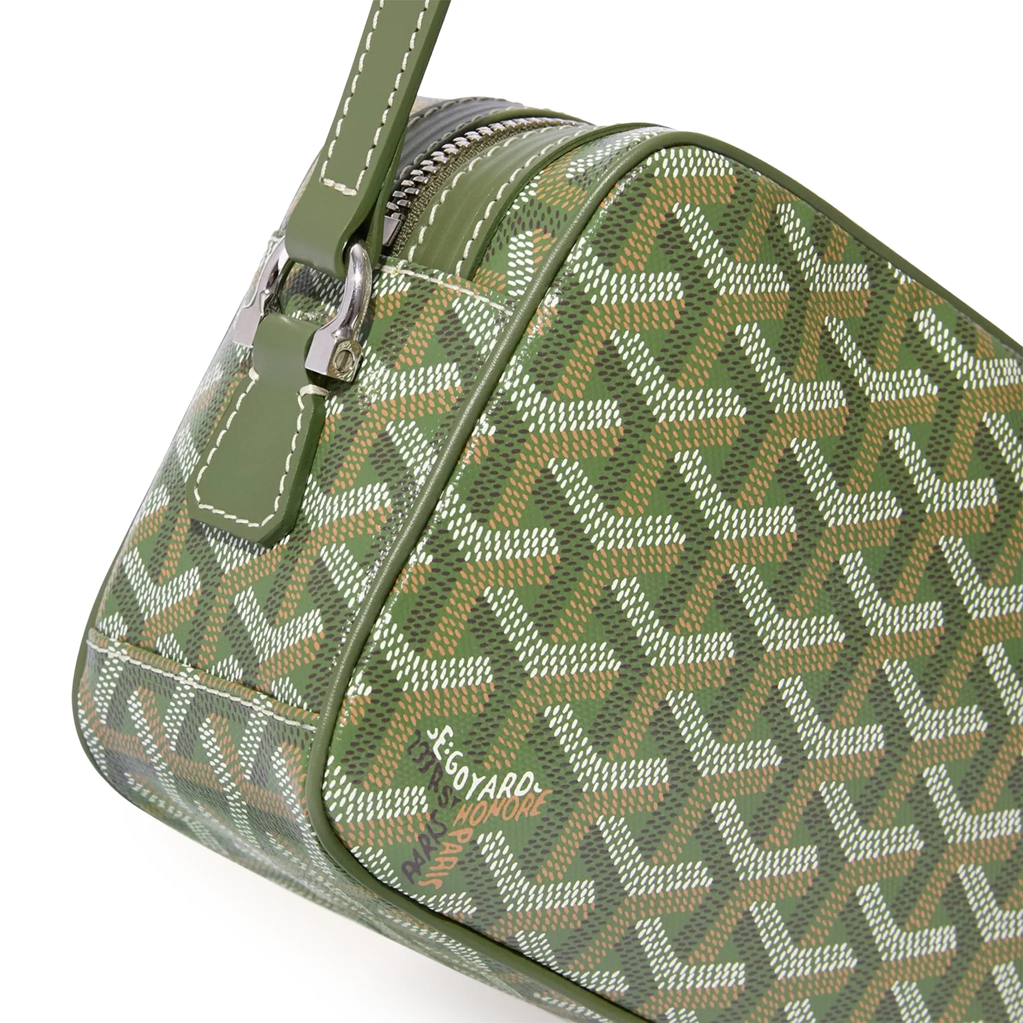 Back detail view of Goyard Cap-Vert PM Khaki Bag CAVG25PMLTY29CL29P