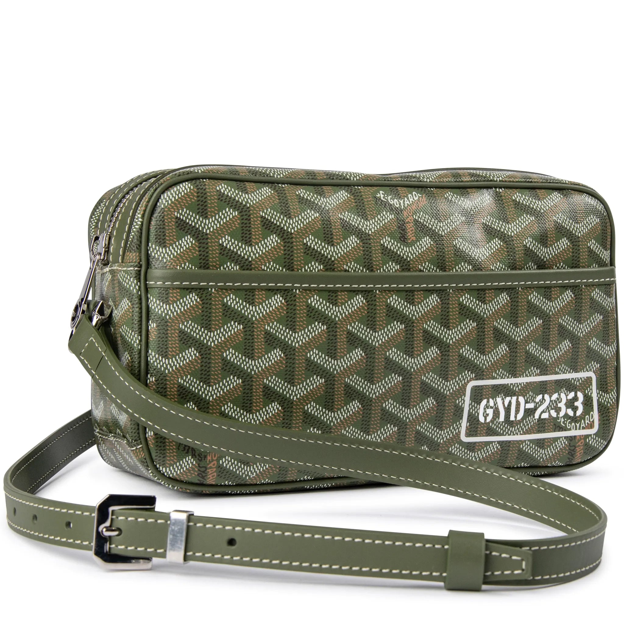 Front side view of Goyard Cap-Vert PM Khaki Bag CAVG25PMLTY29CL29P