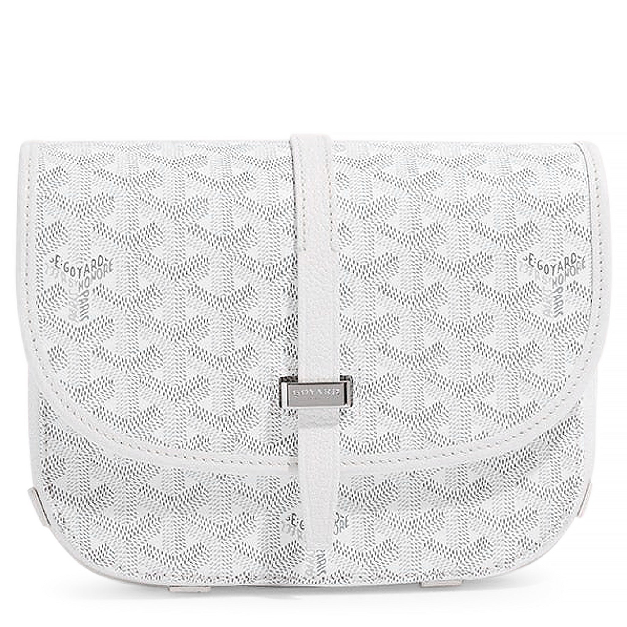Goyard Goyard Belvedere Pm Shoulder Bag White Leather