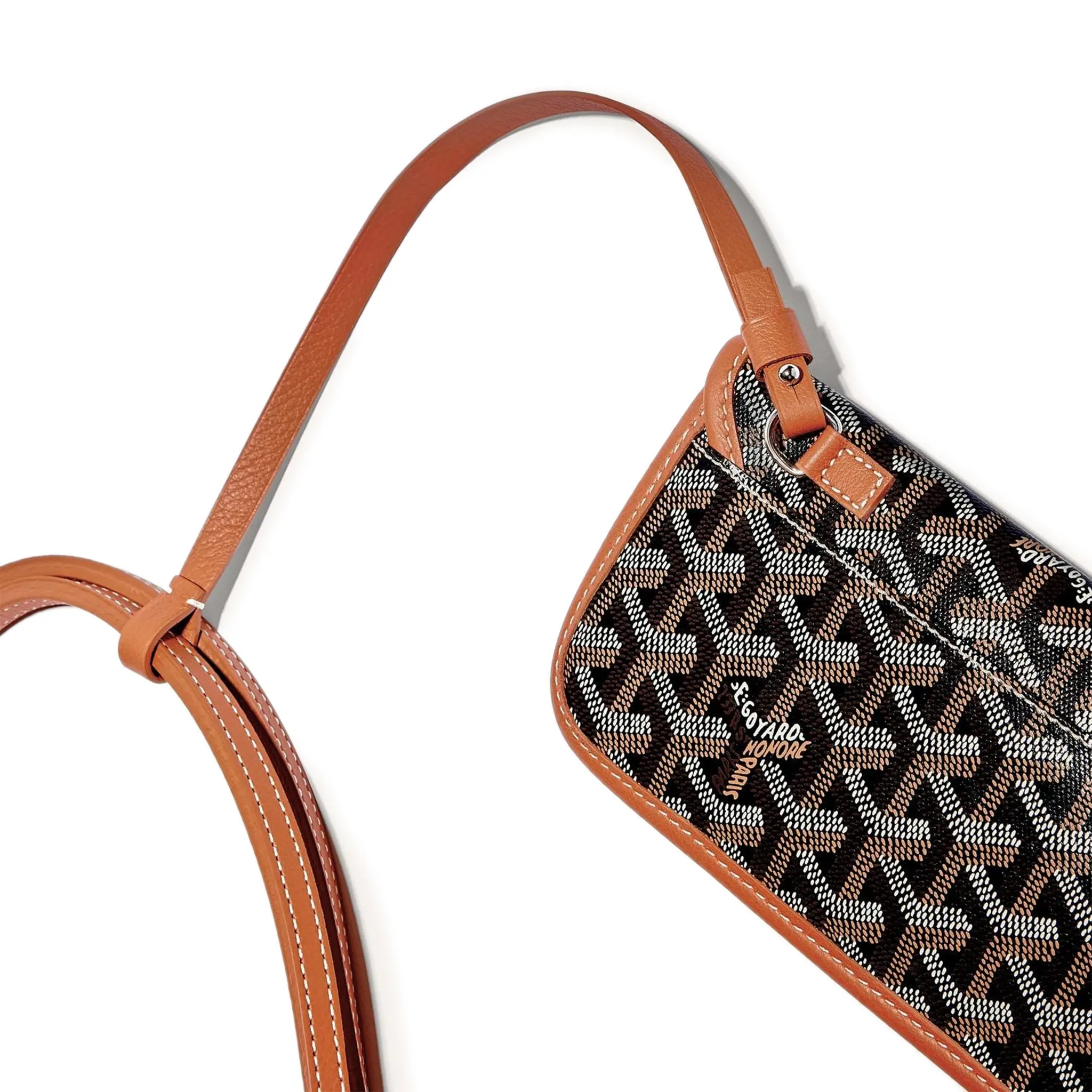 Goyard Saint Louis GM Tote Bag Black Tan