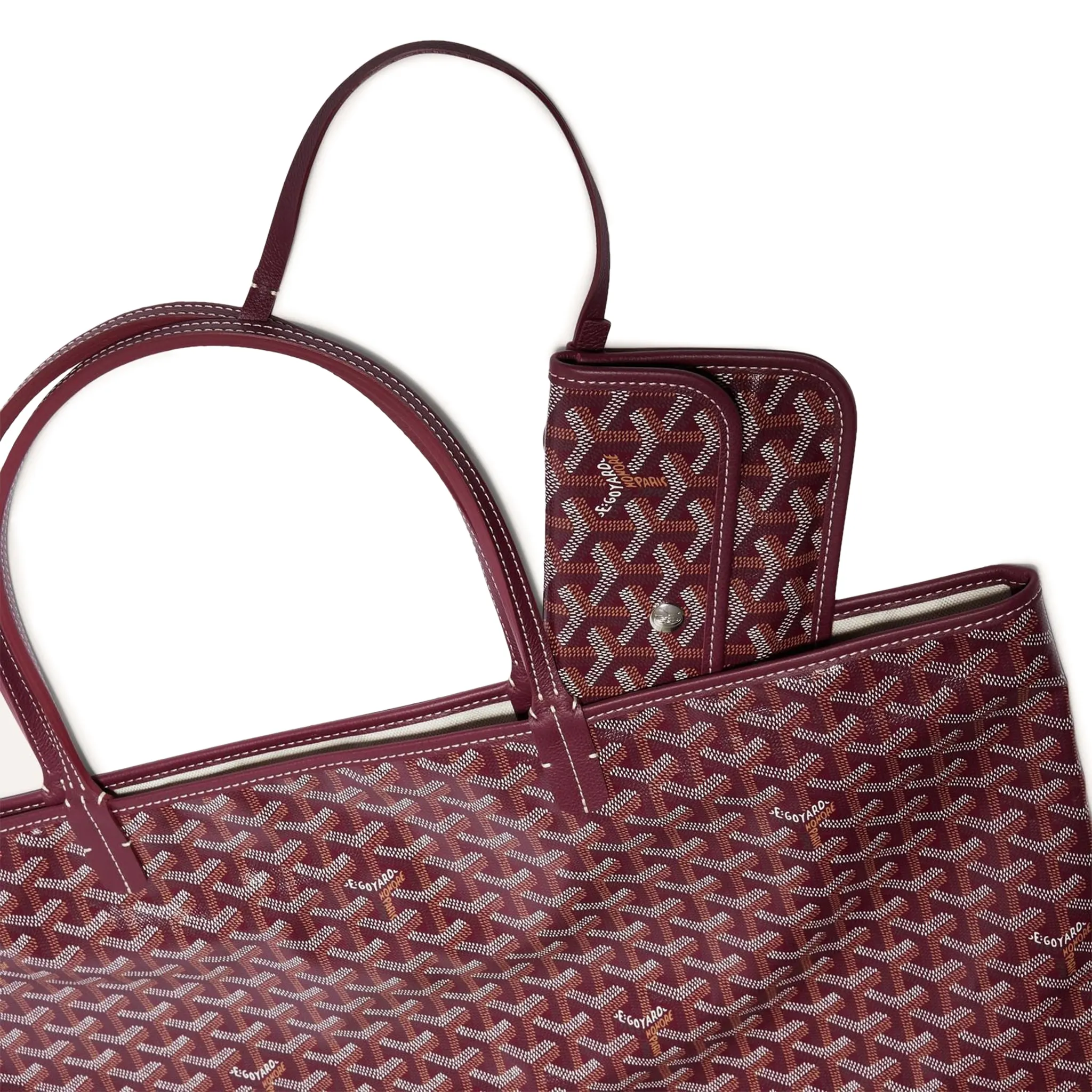 Goyard Saint Louis GM Tote Bag Burgundy