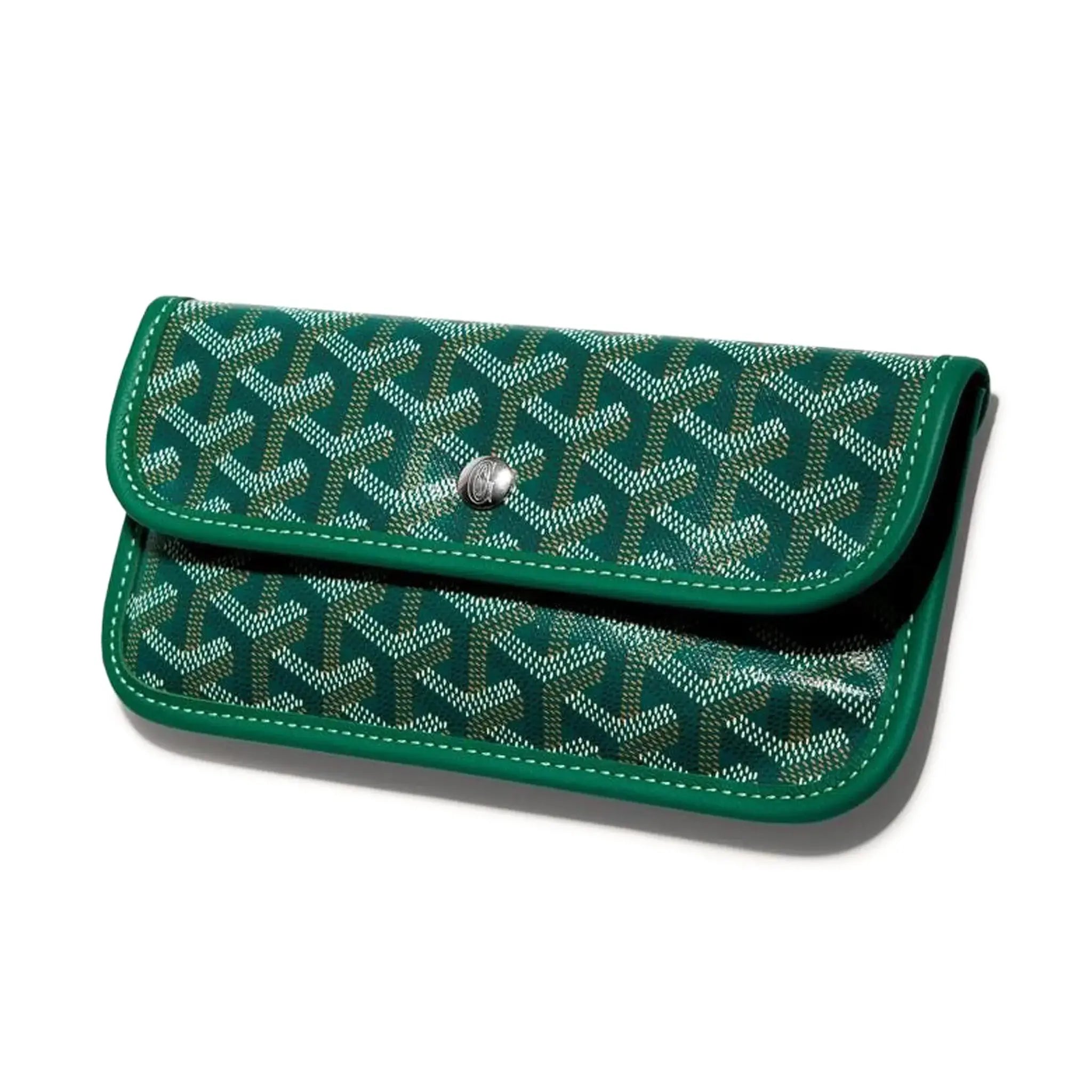 Pouch view of Goyard Saint Louis GM Tote Bag Green STLOUIPMLTY01CL01P