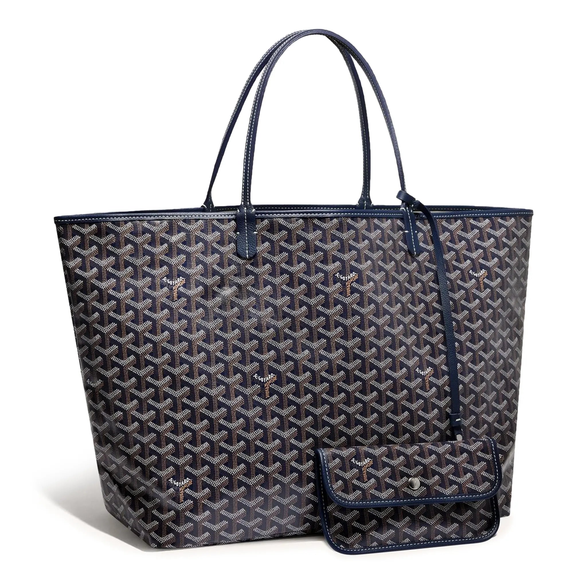 Goyard Saint Louis GM Tote Bag Navy Blue