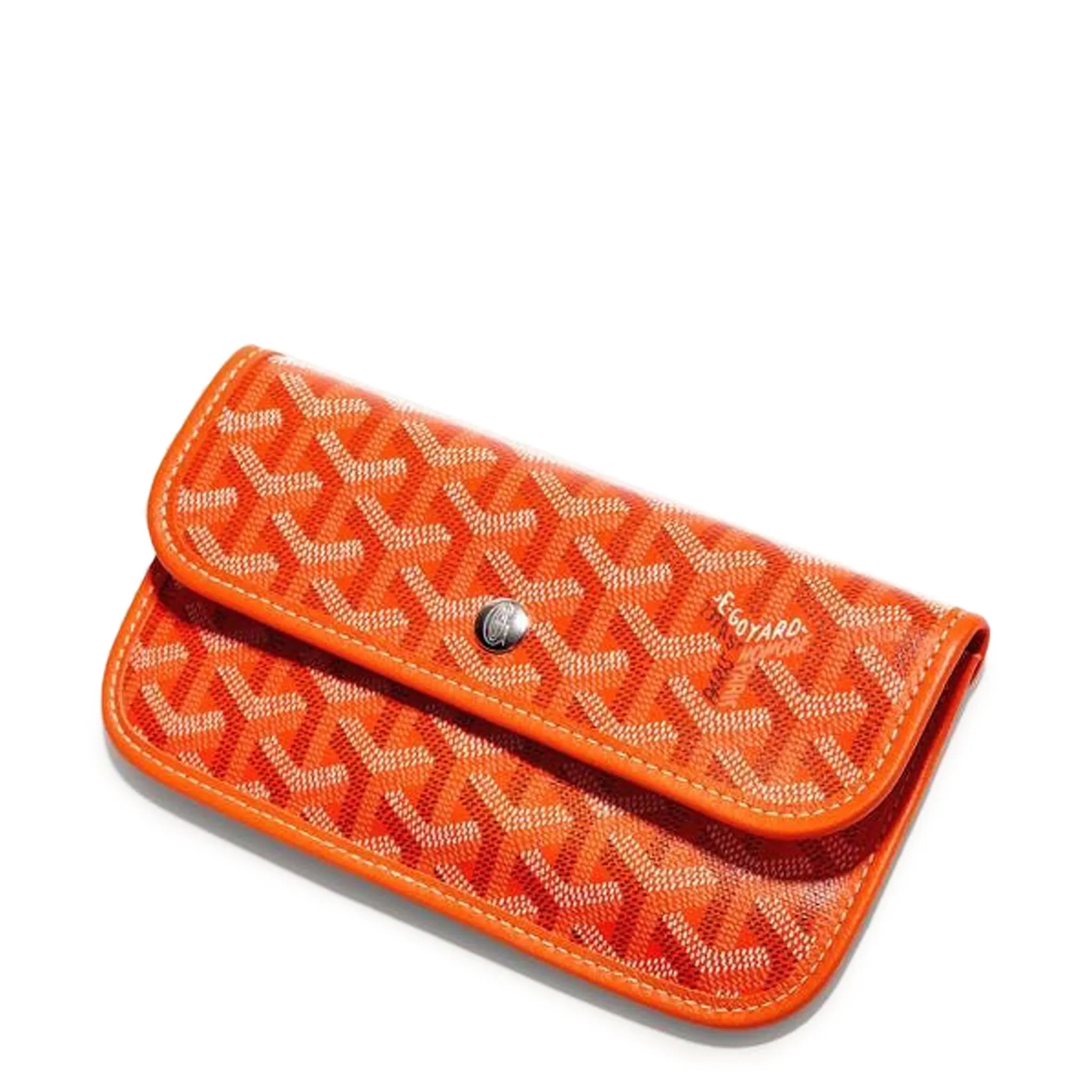 Mini pouch view of Goyard Saint Louis GM Tote Bag Orange STLOUIGMLTY07CL07P