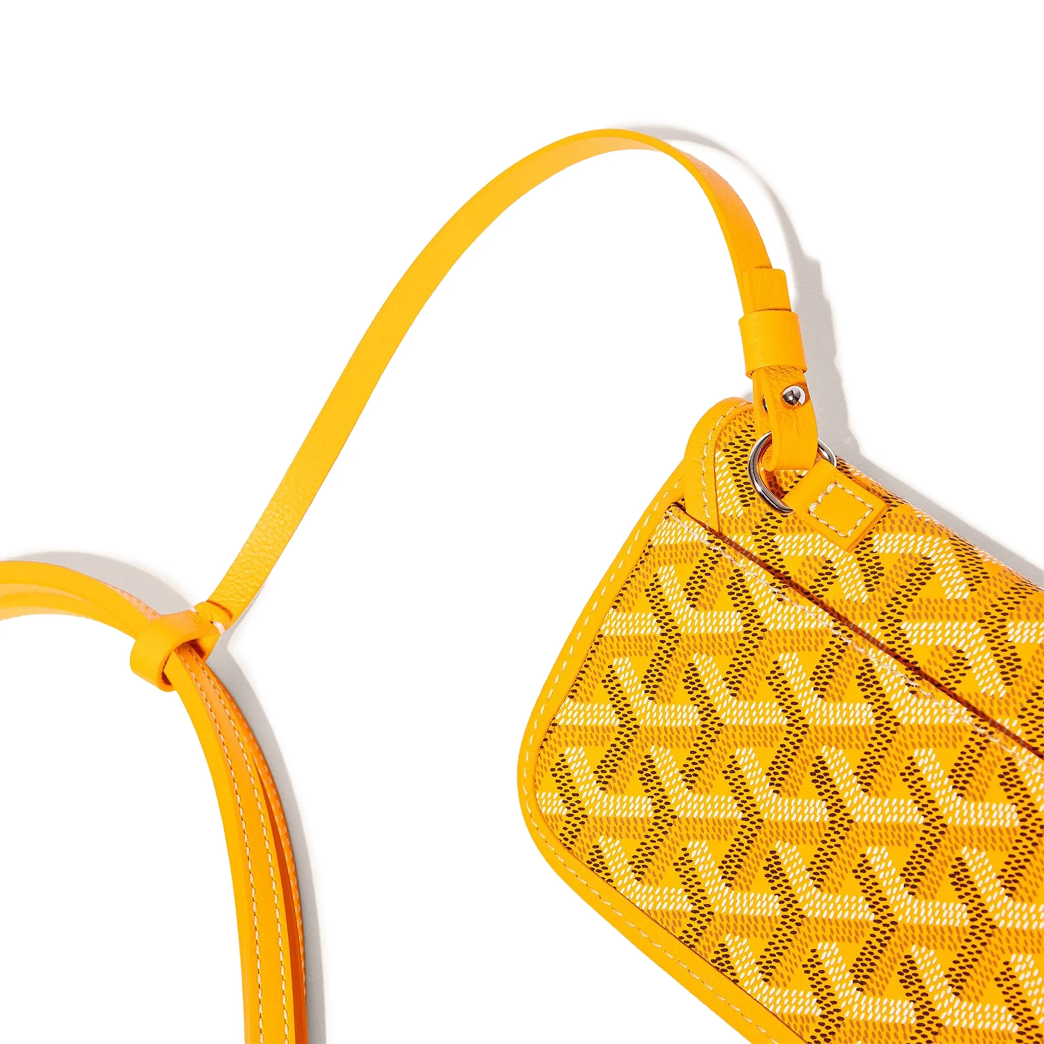 Detail view of Goyard Saint Louis GM Tote Bag Yellow STLOUIGMLTY08CL08P