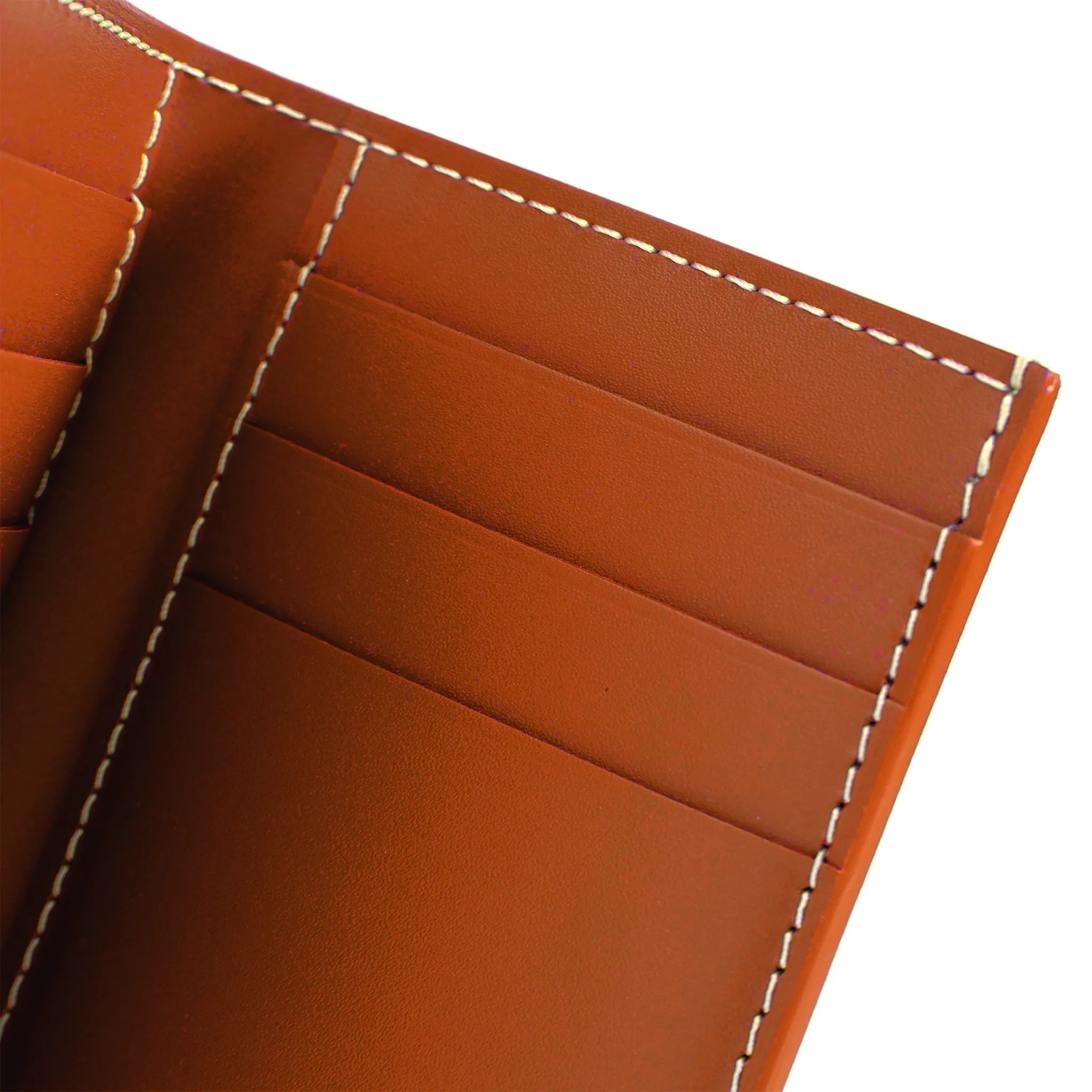 Inside view of Goyard Saint-Pierre Card Wallet Black Tan 