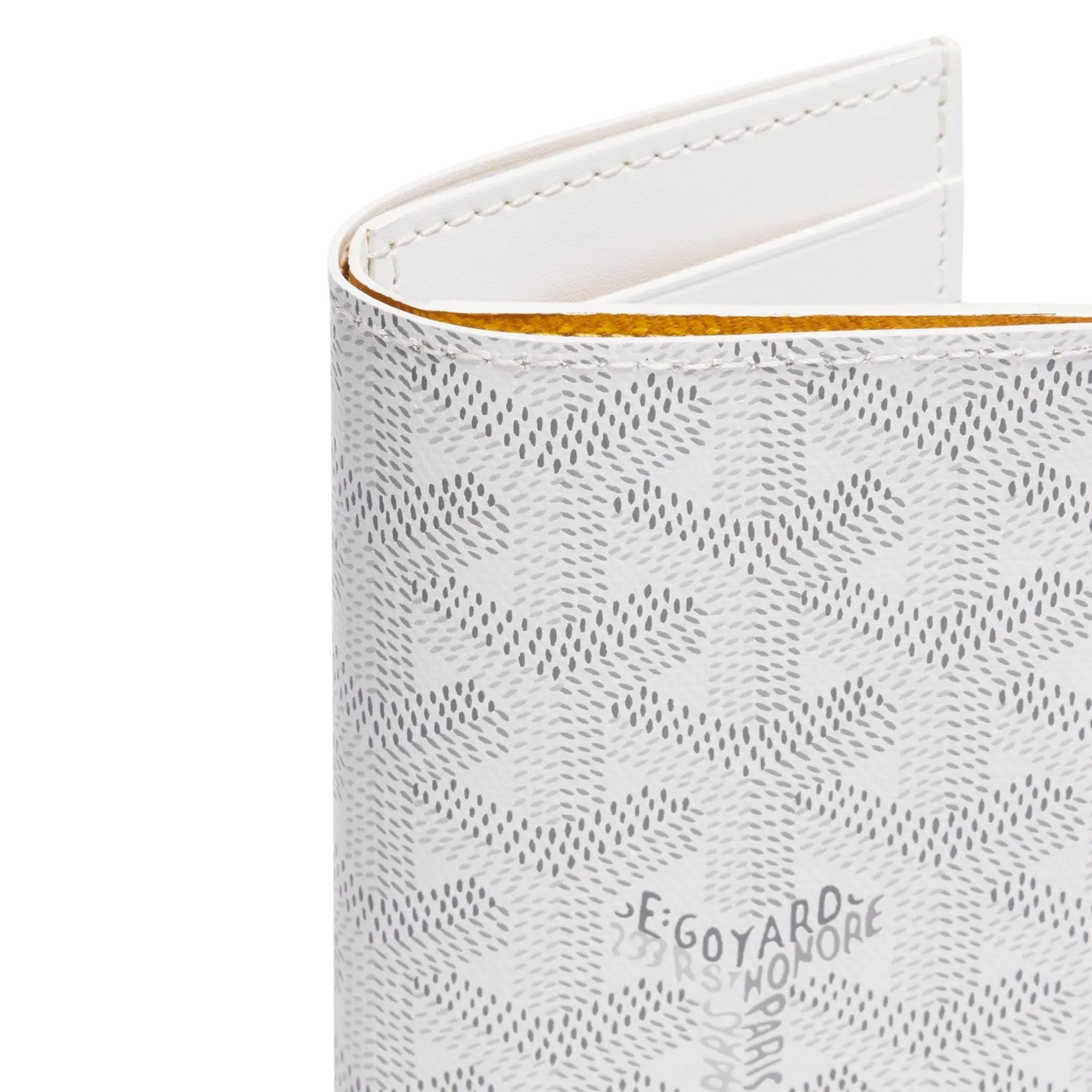 Detail view of Goyard Saint-Pierre Card Wallet White STPIE2PMLTY50CL50P