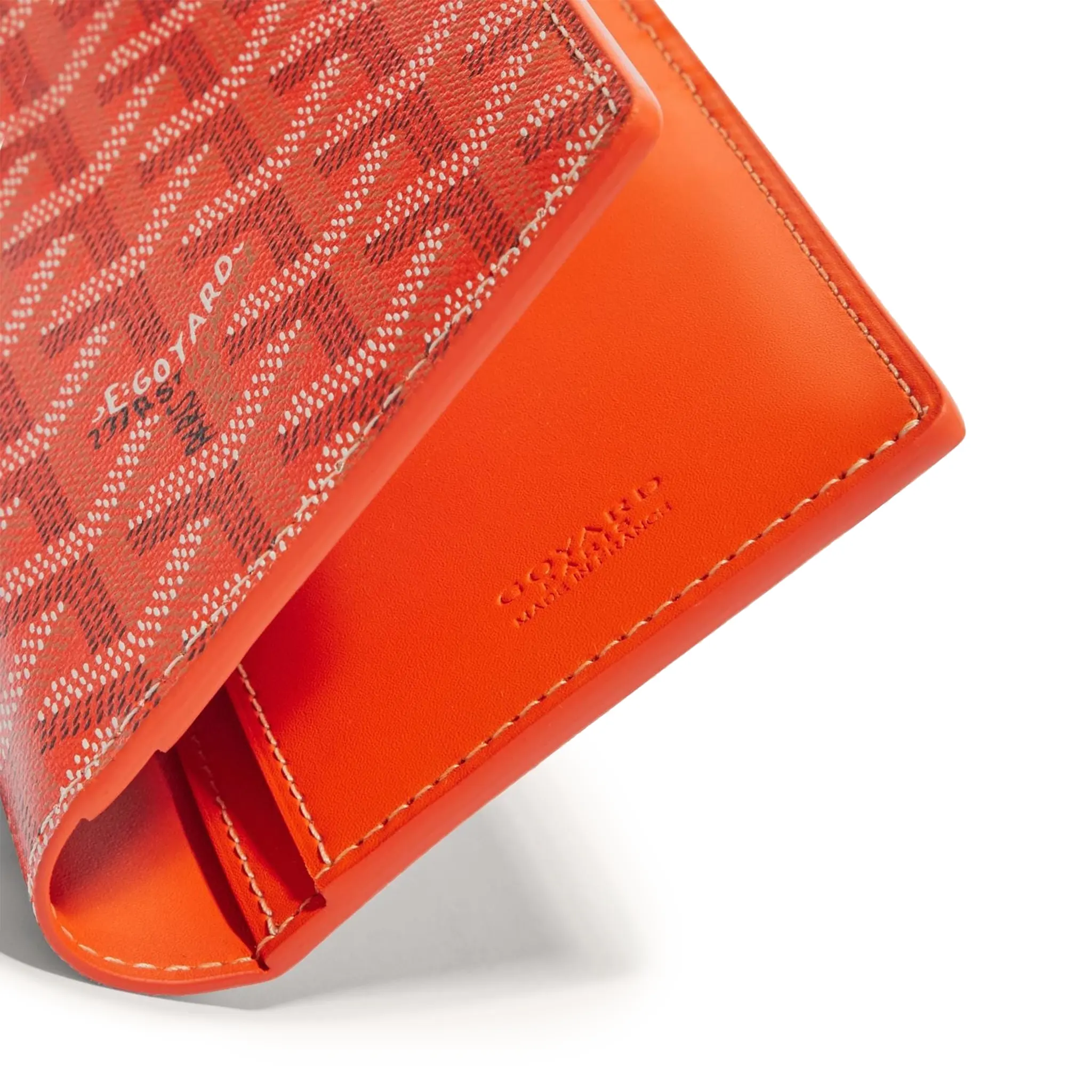 Detail view of Goyard Saint-Roch Wallet Orange STROC2PMLTY07CL07X