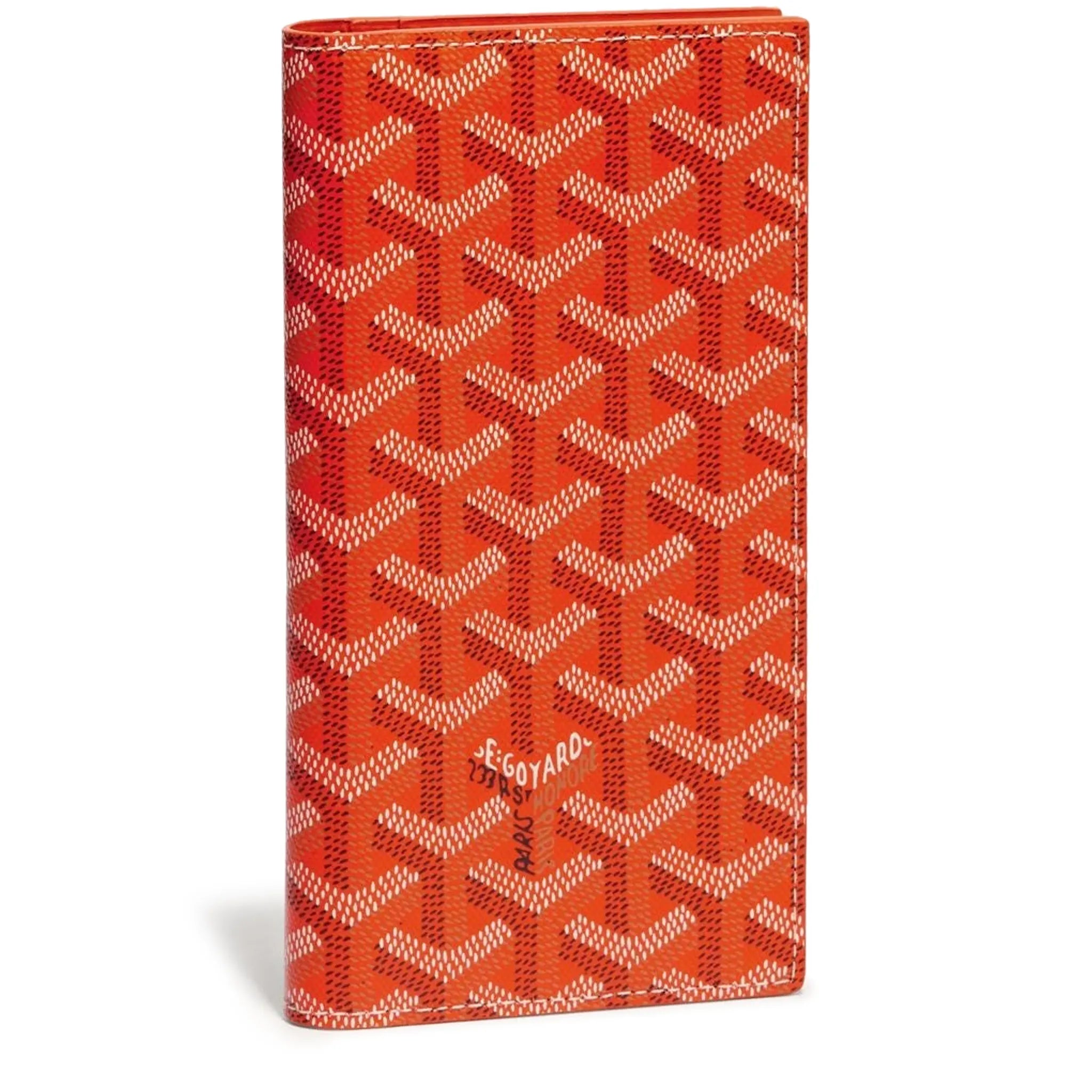 Front view of Goyard Saint-Roch Wallet Orange STROC2PMLTY07CL07X