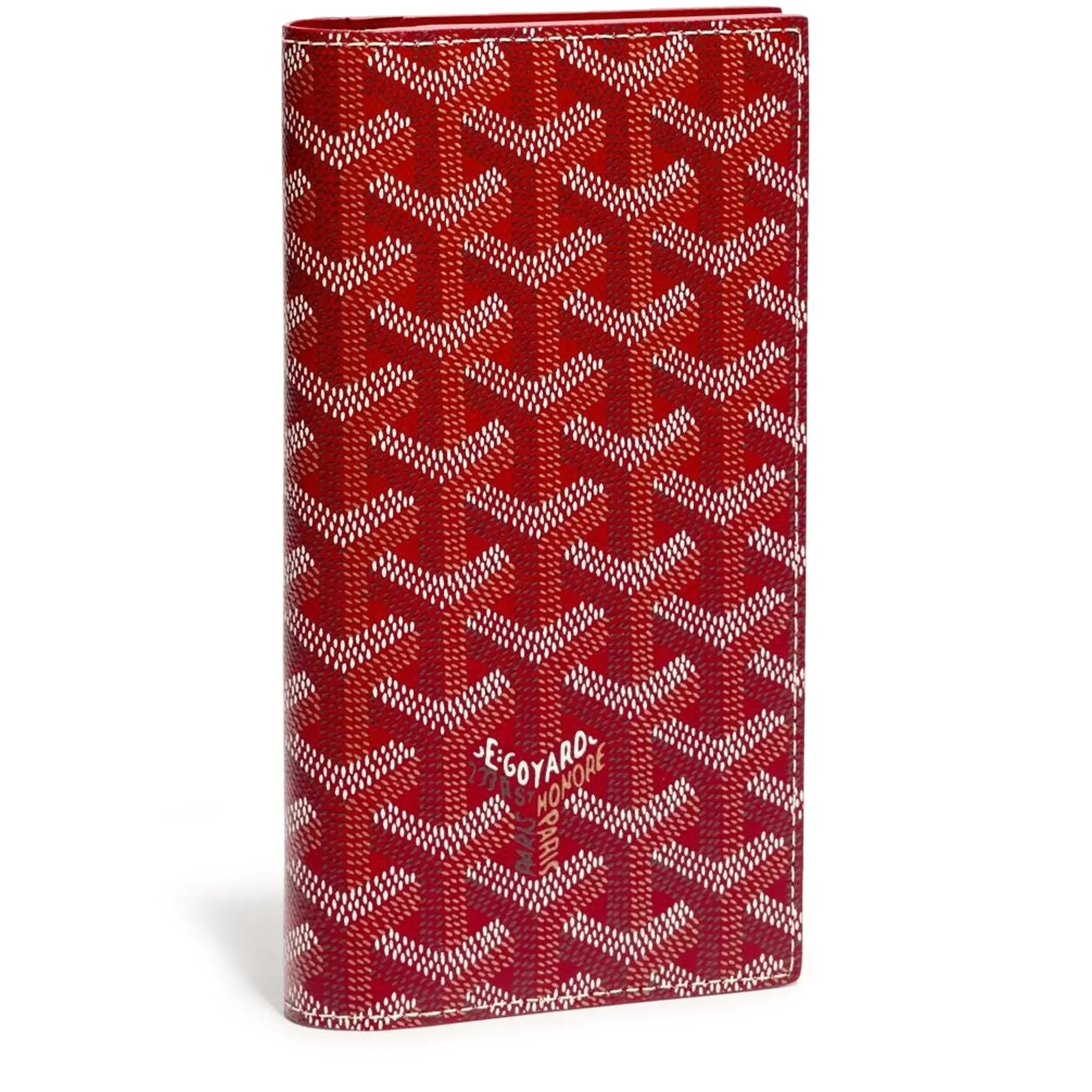 Front view of Goyard Saint-Roch Wallet Red STROC2PMLTY02CL02X