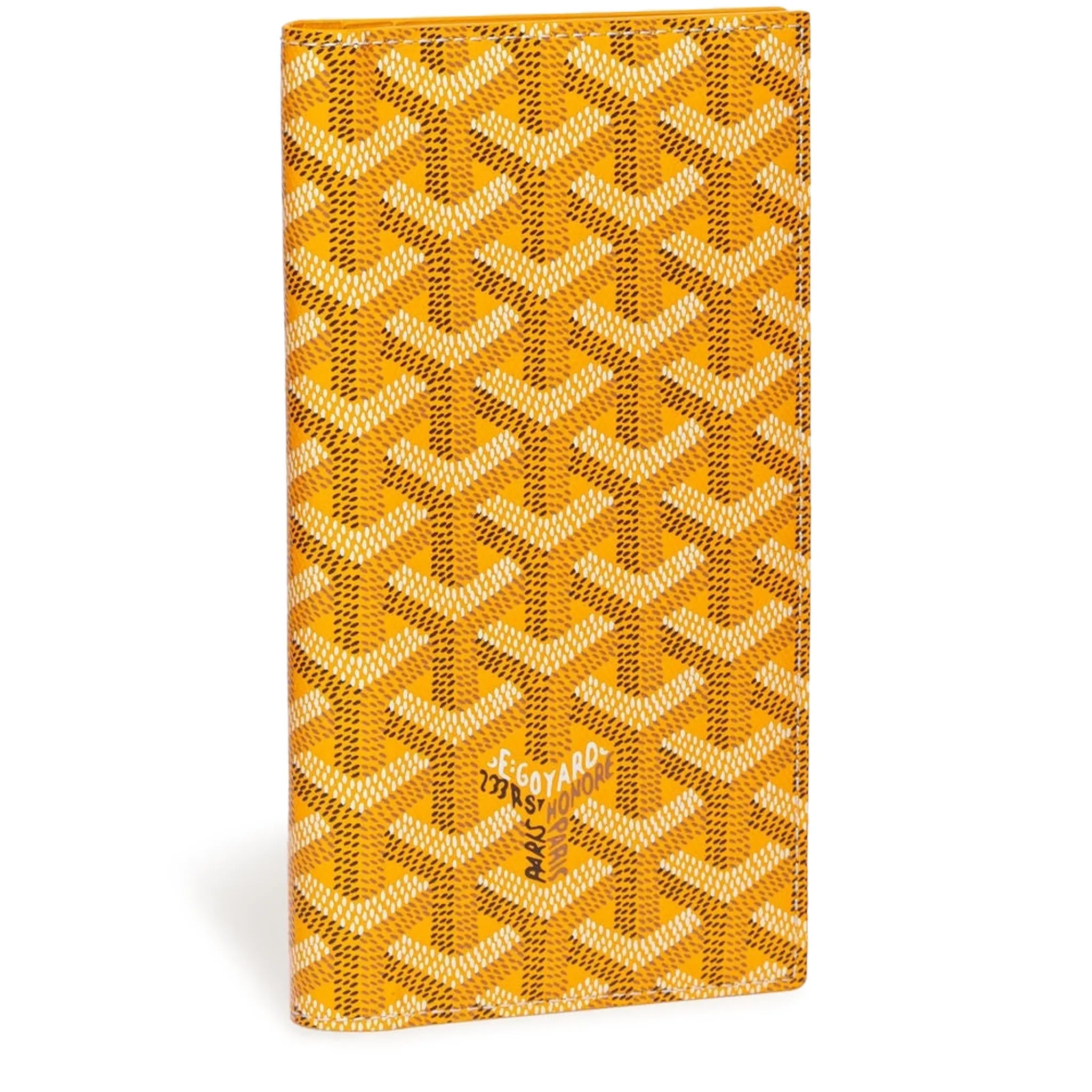 Front view of Goyard Saint-Roch Wallet Yellow STROC2PMLTY08CL08X