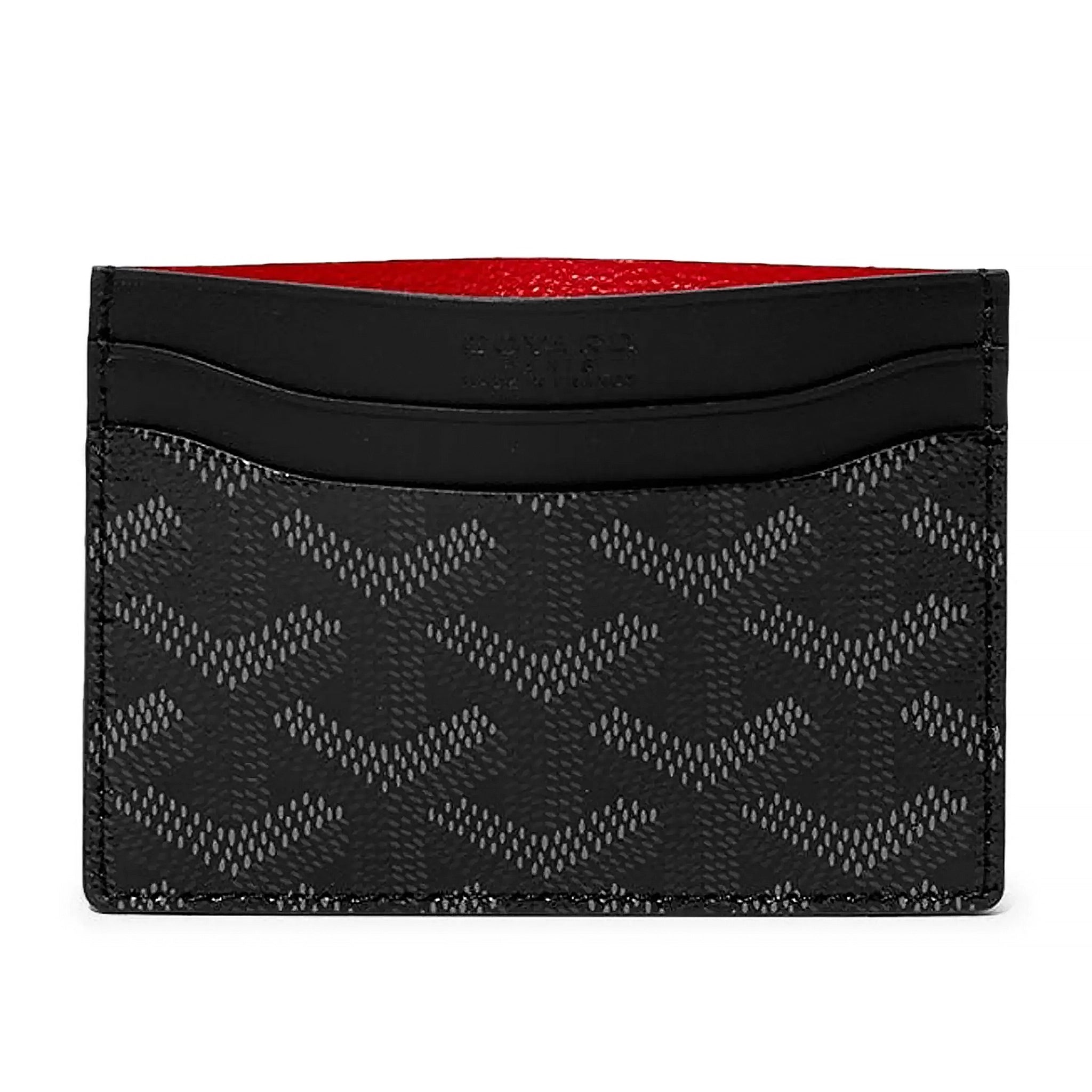 Goyard Saint Sulpice Jet Black Card Holder STSULPPMLTY52CL01X