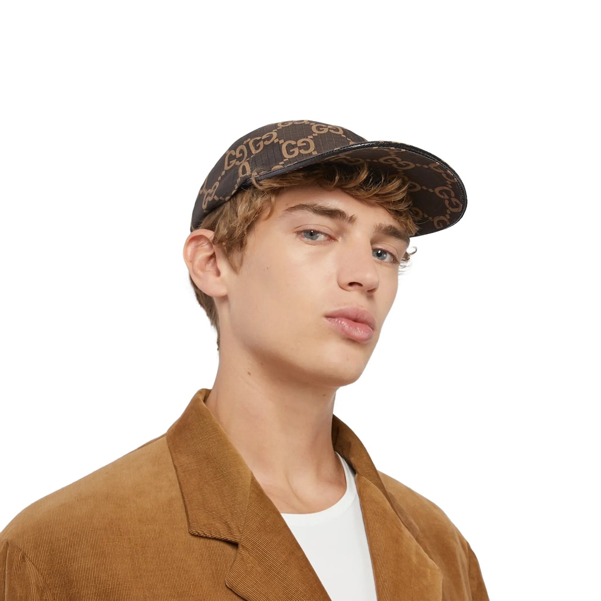 Gucci GG Ripstop Brown Baseball Cap