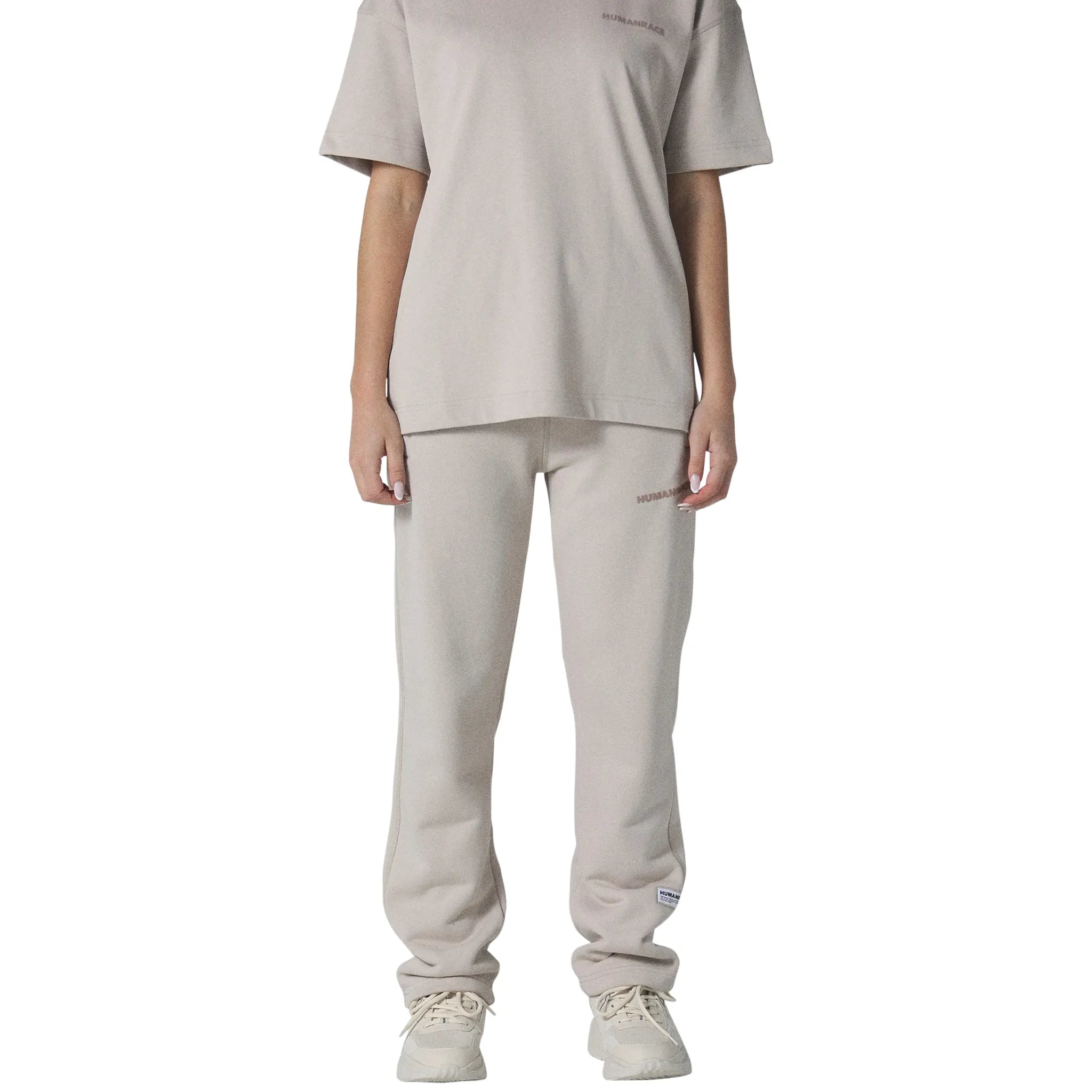 Front view of Human Race Mars Straight Leg Deep Taupe Sweatpants