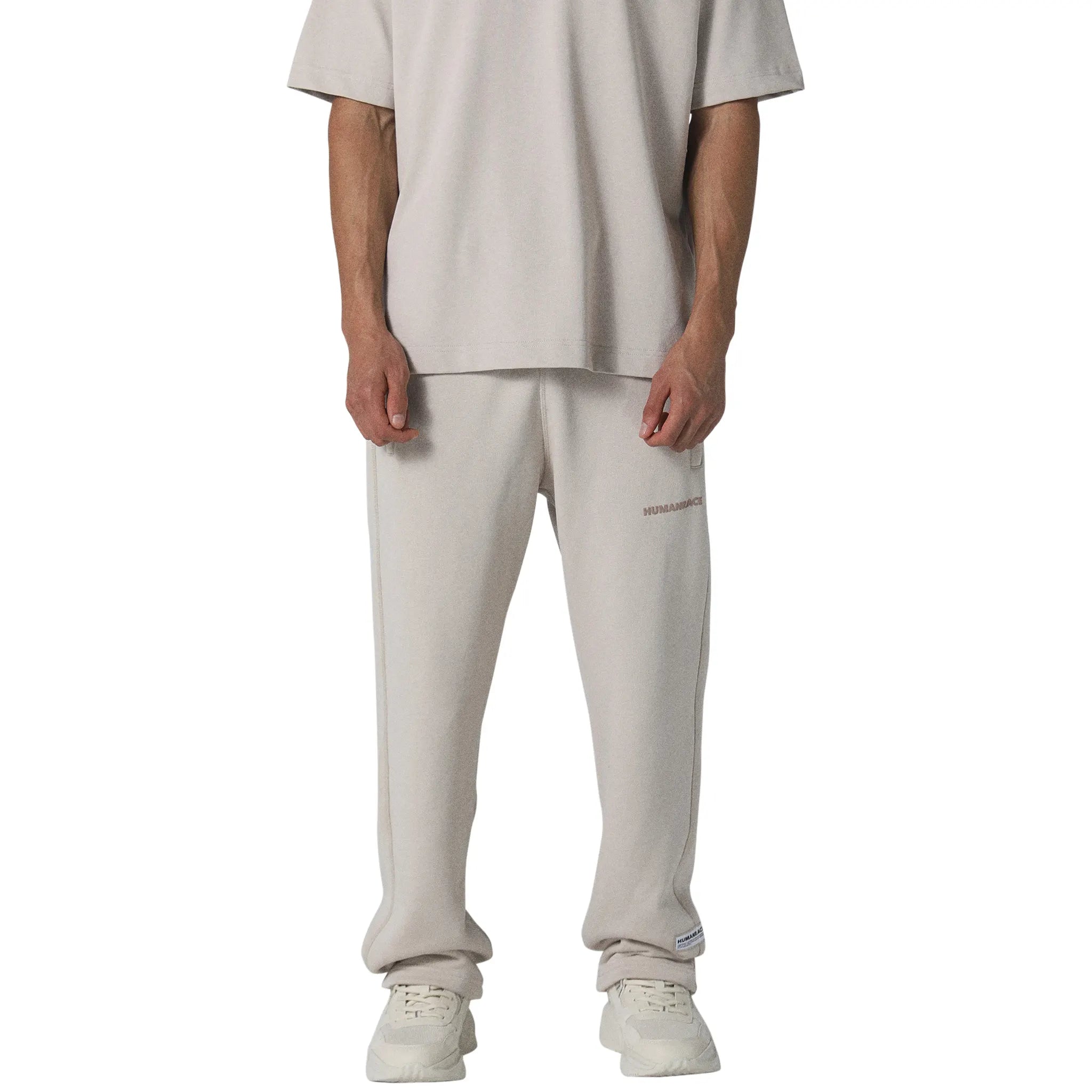 Front view of Human Race Mars Straight Leg Deep Taupe Sweatpants