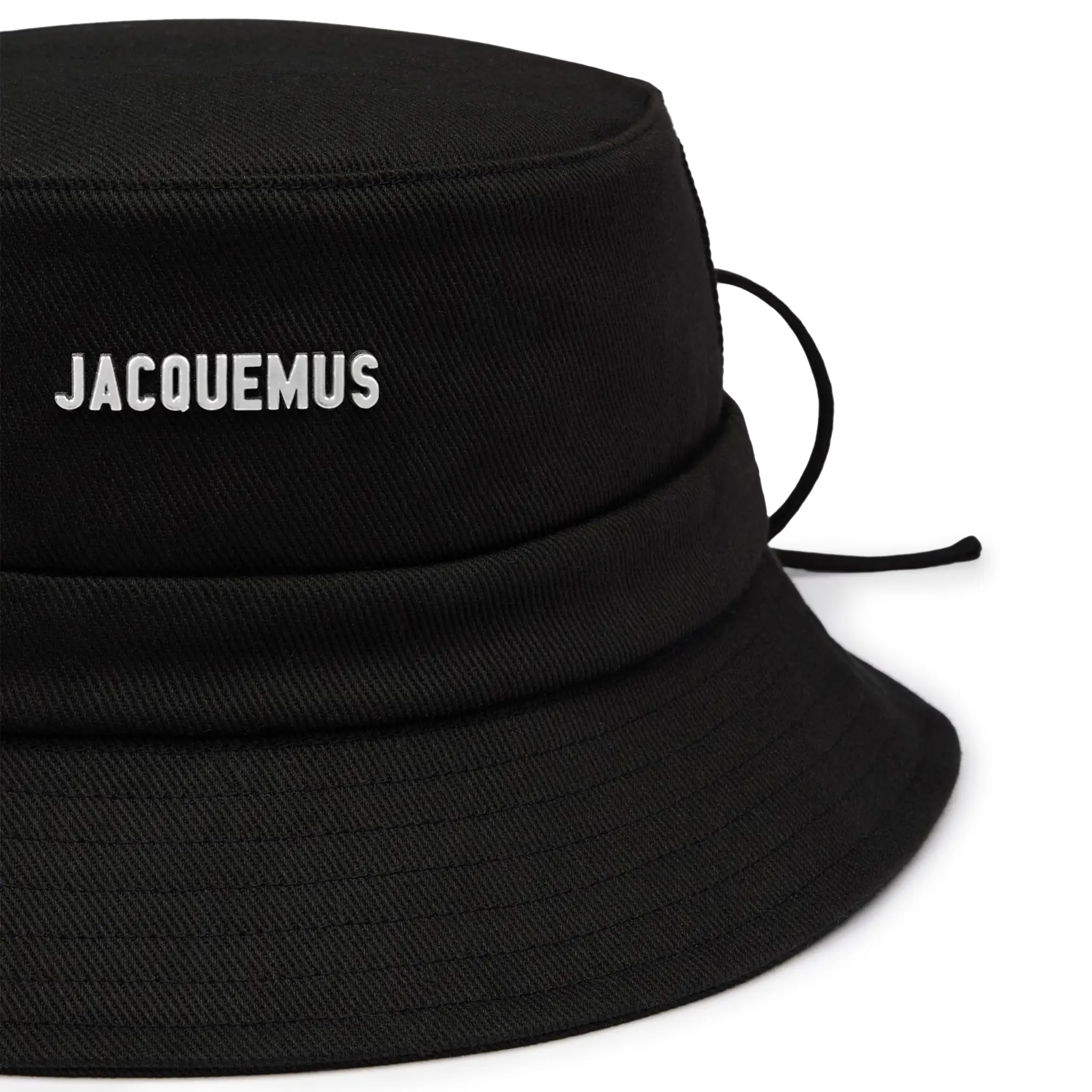 Jacquemus Le Bob Gadjo Black Bucket Hat