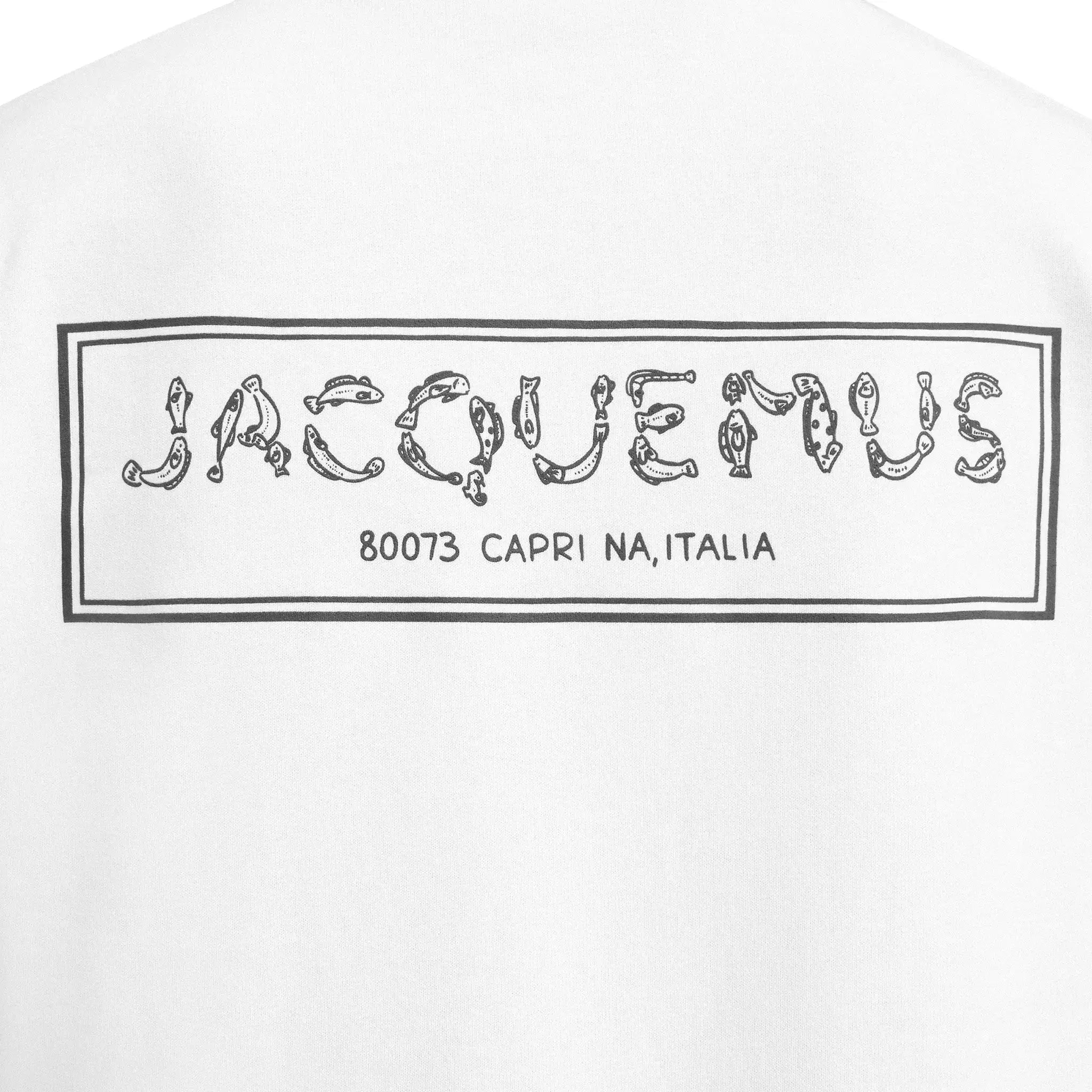 Logo view of Jacquemus Le Mer White T Shirt 246JS151-2125-100