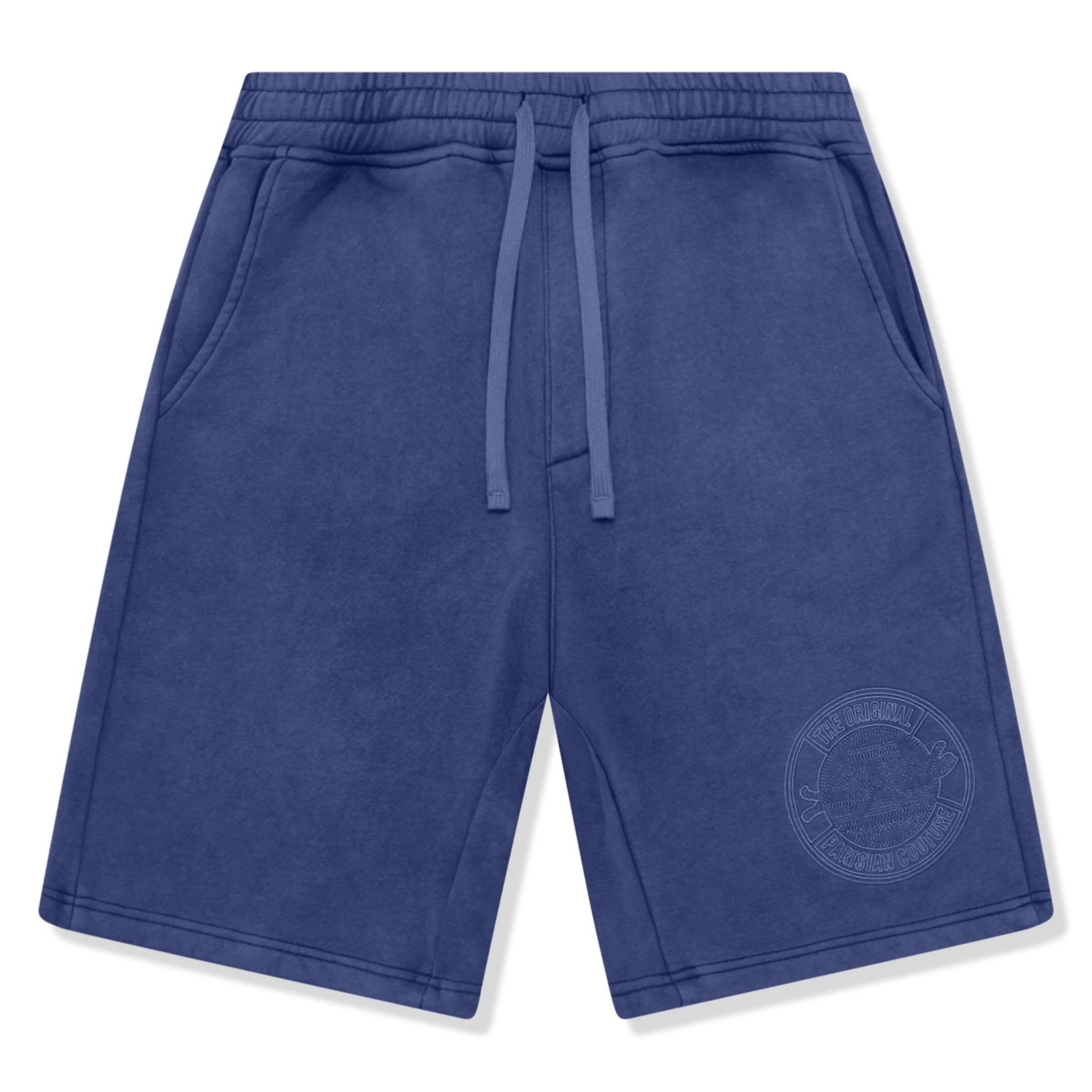 Front view of Légende Paris Blue Acid Shorts