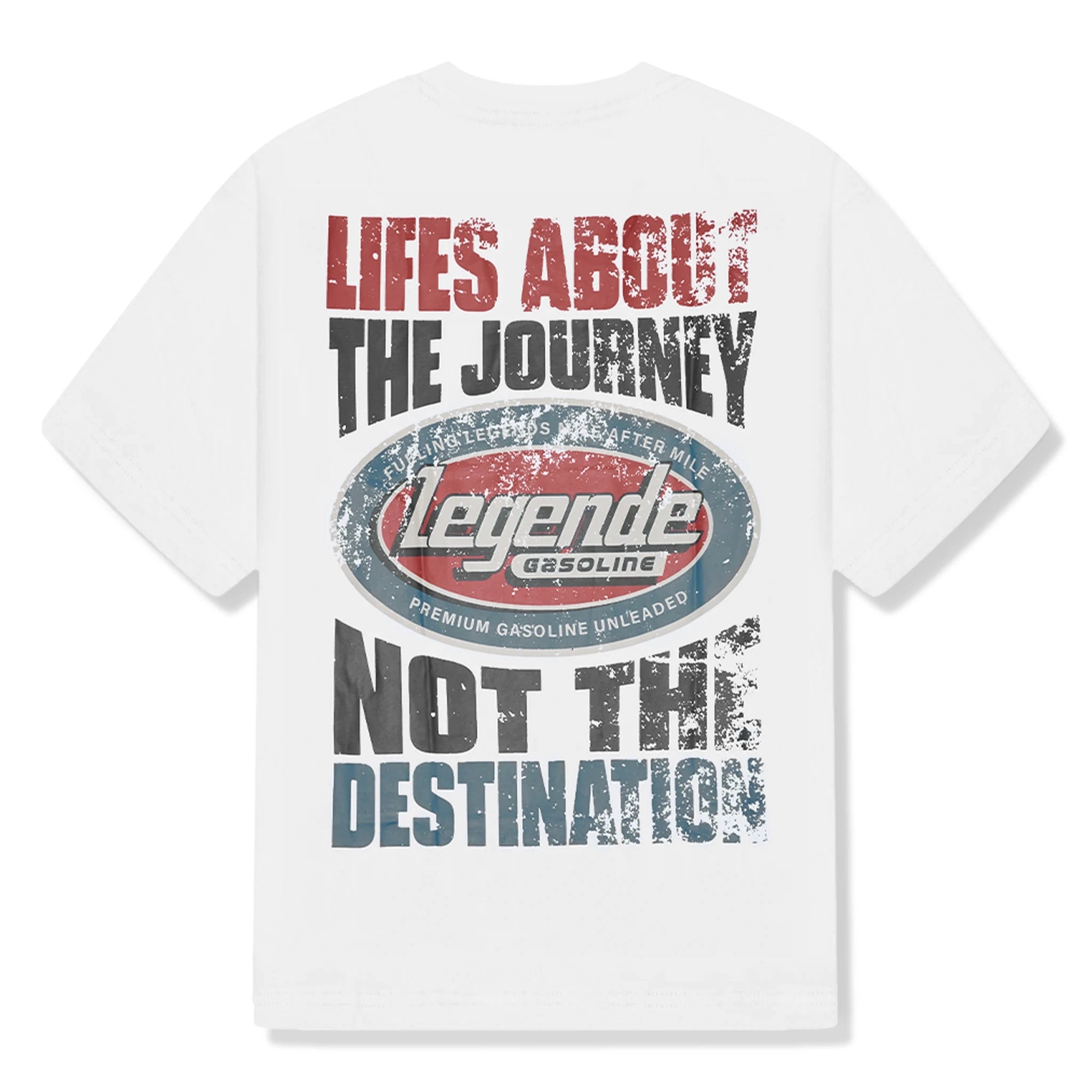 Back view of Légende Paris Destination White T Shirt 